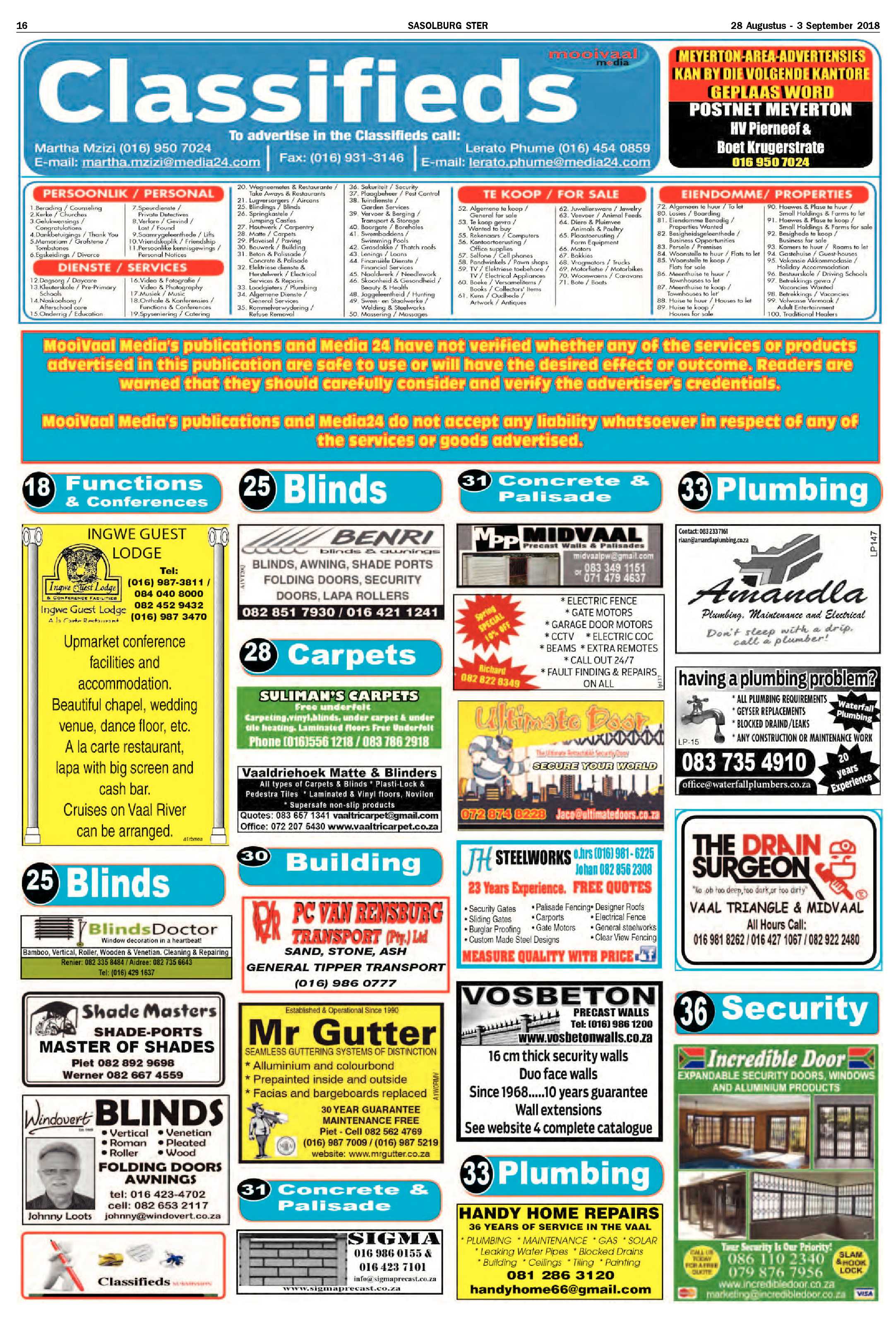 Sasolburg Ster 28 Augustus – 3 September 2018 page 16