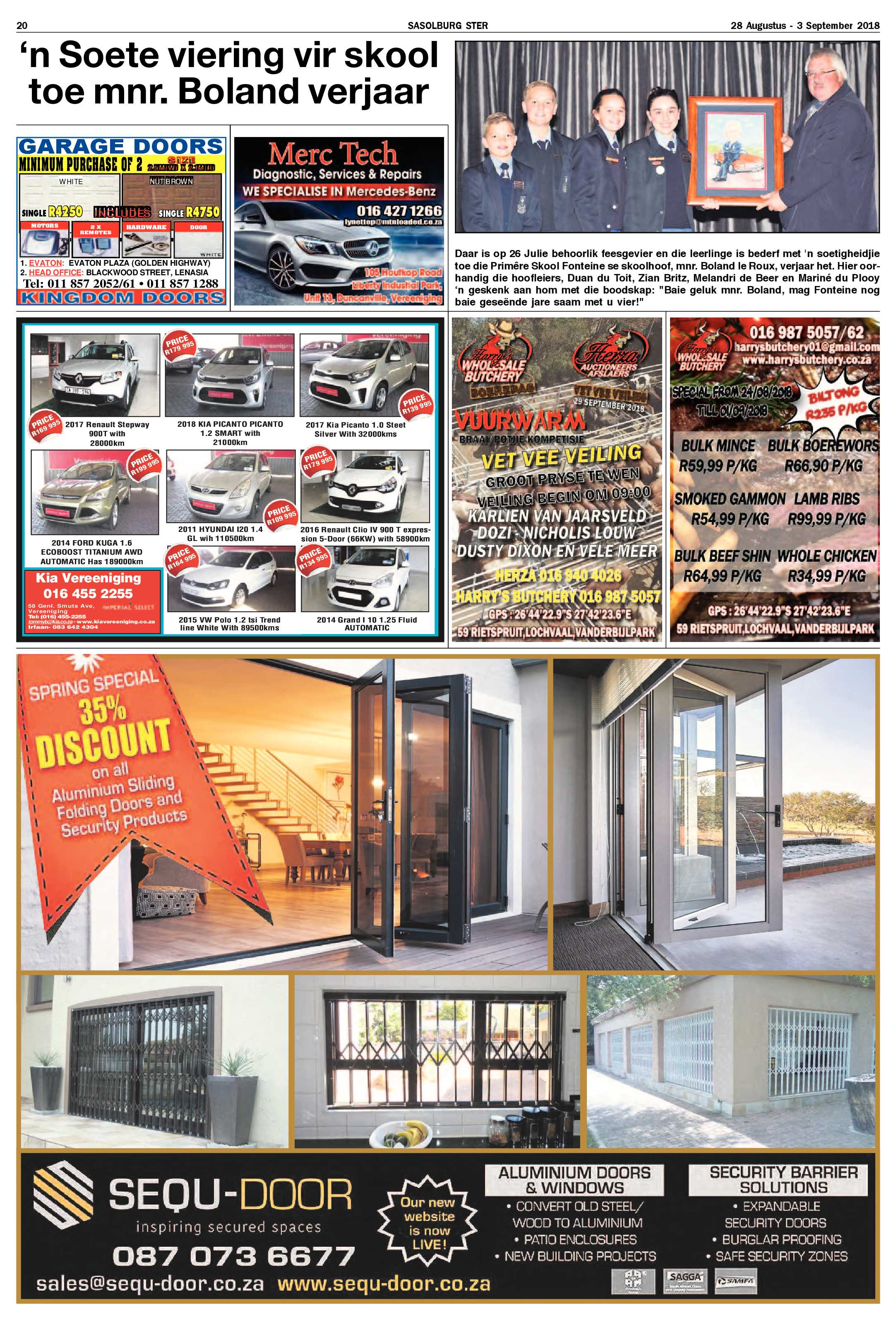 Sasolburg Ster 28 Augustus – 3 September 2018 page 20