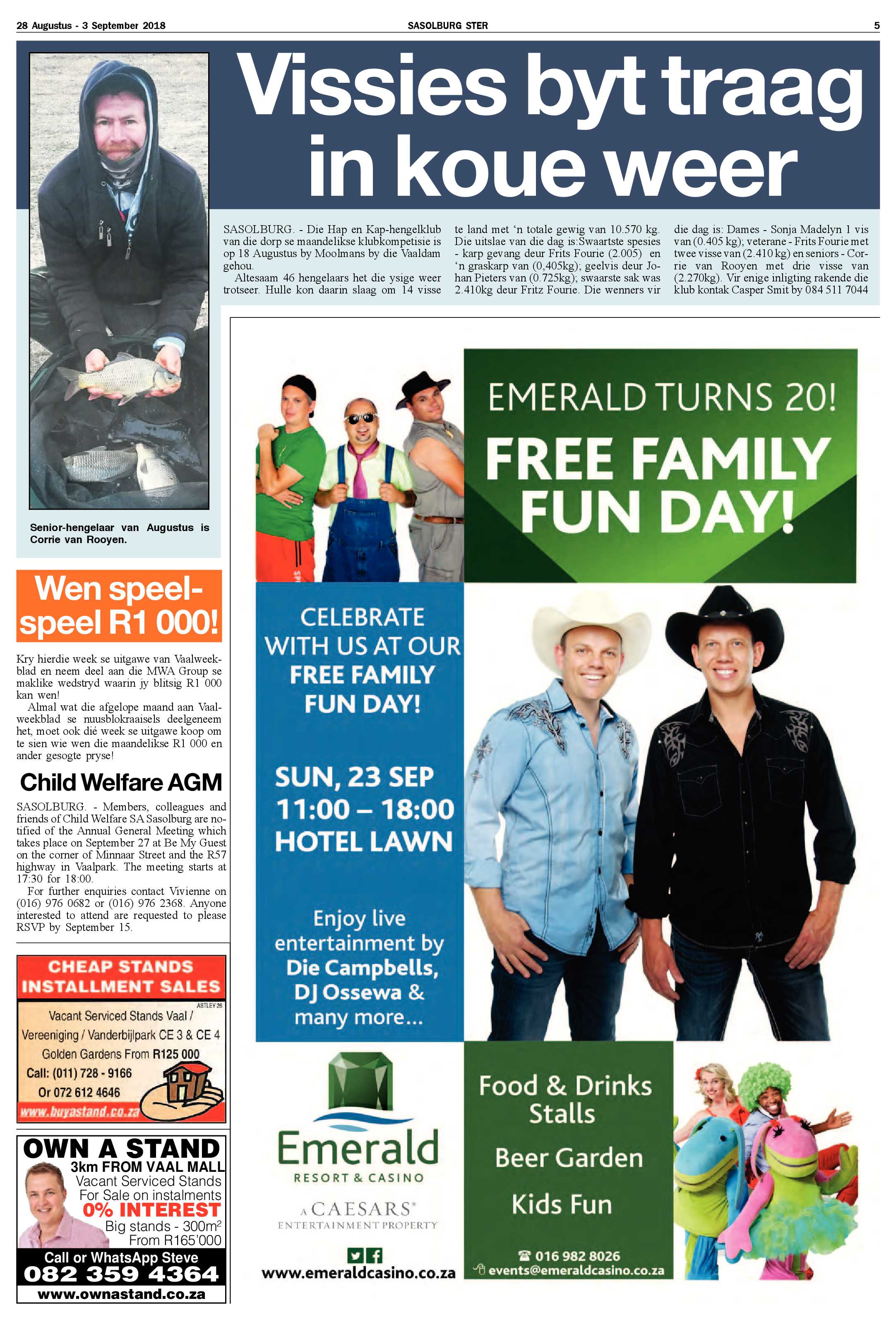 Sasolburg Ster 28 Augustus – 3 September 2018 page 5