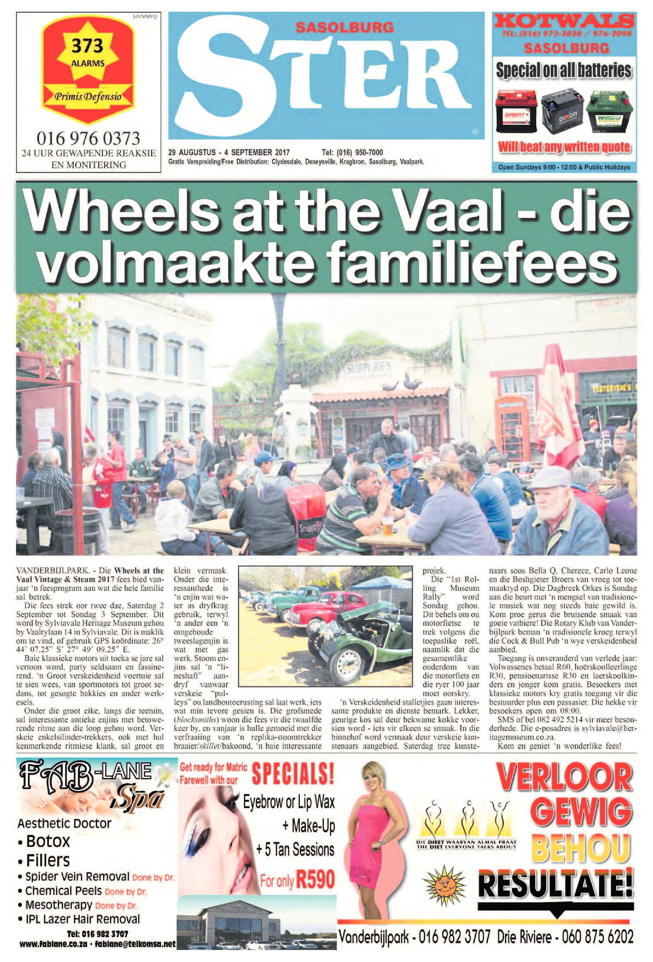 Sasolburg Ster 29 Augustus – 4 September 2017 page 1