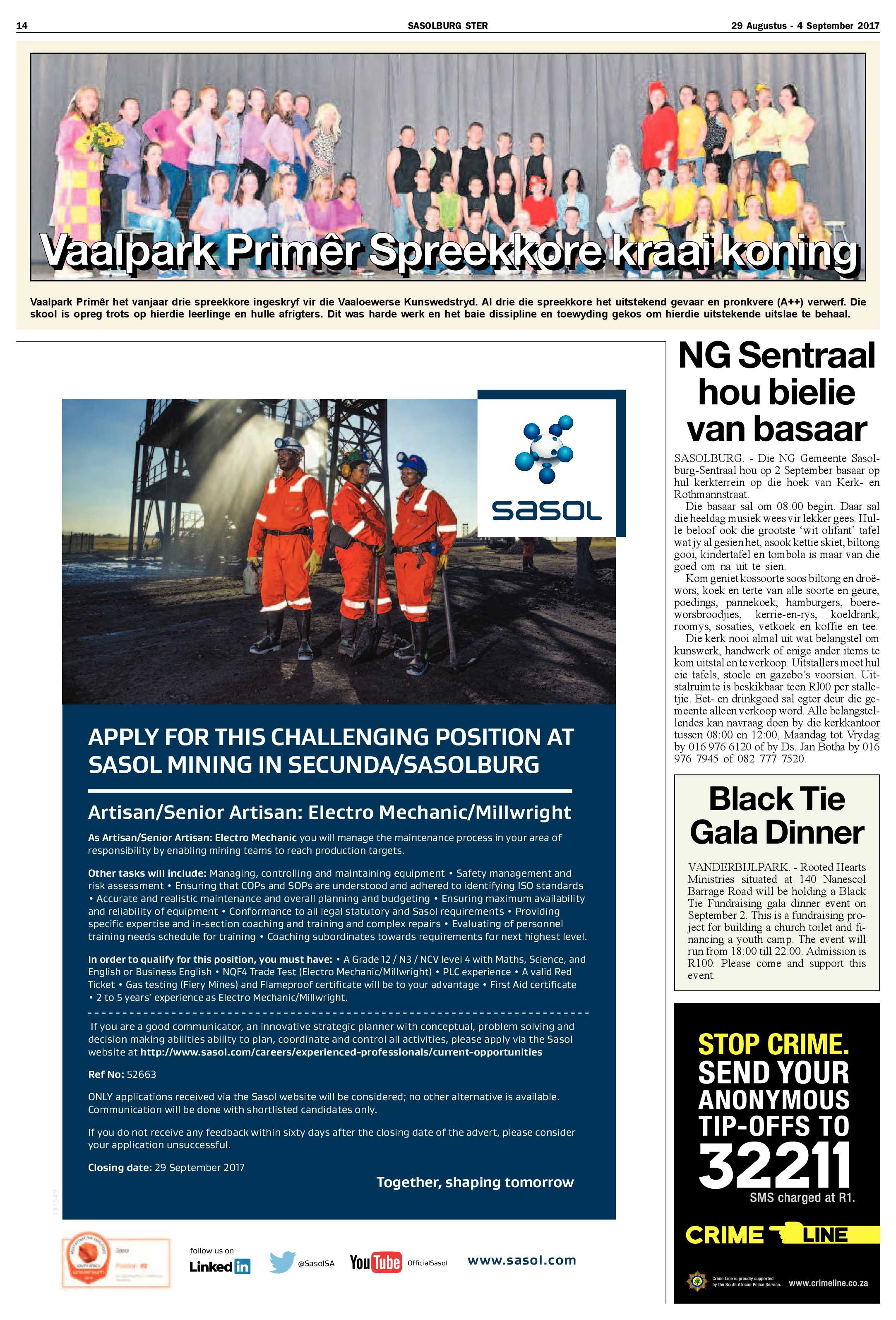 Sasolburg Ster 29 Augustus – 4 September 2017 page 14