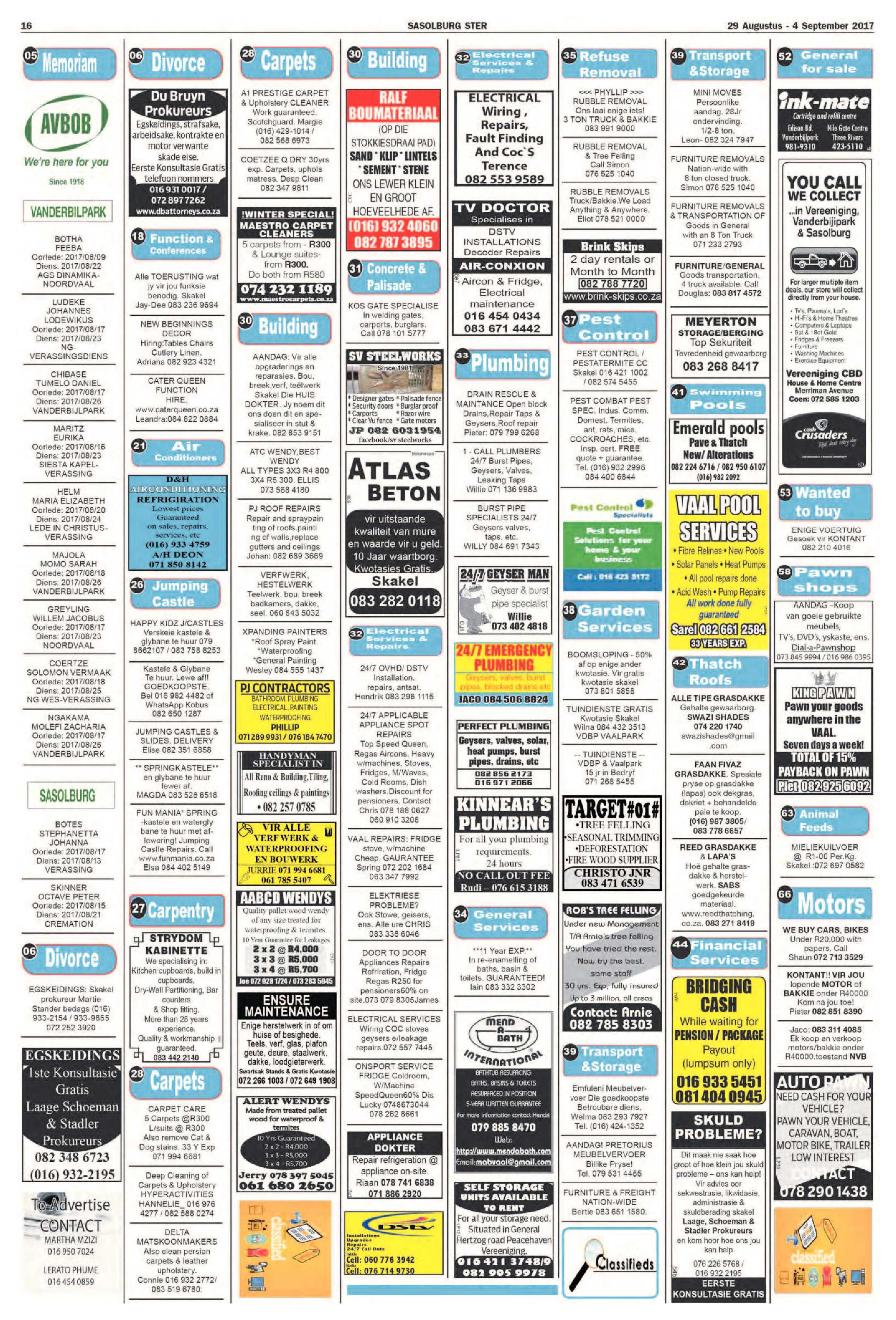 Sasolburg Ster 29 Augustus – 4 September 2017 page 16