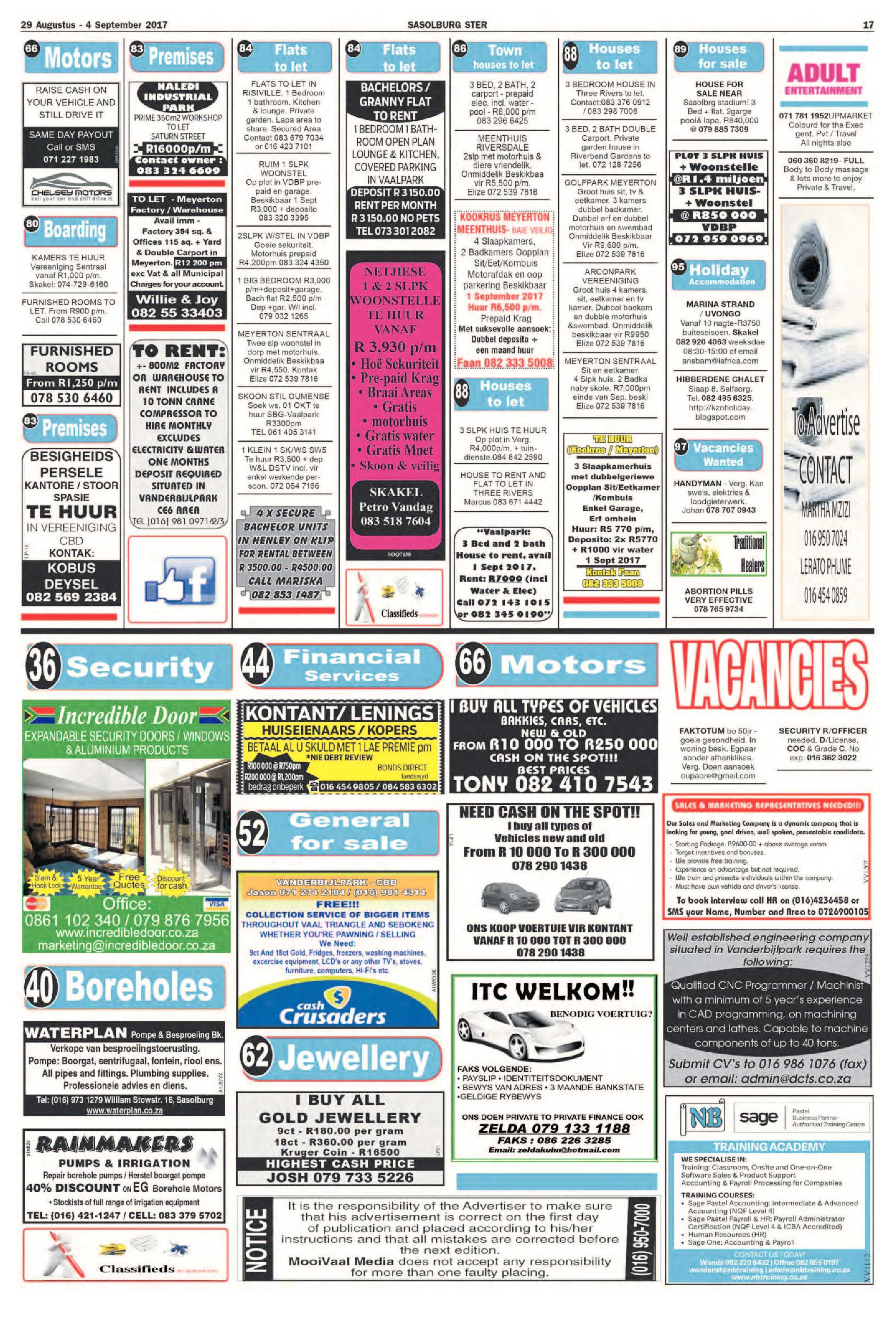 Sasolburg Ster 29 Augustus – 4 September 2017 page 17