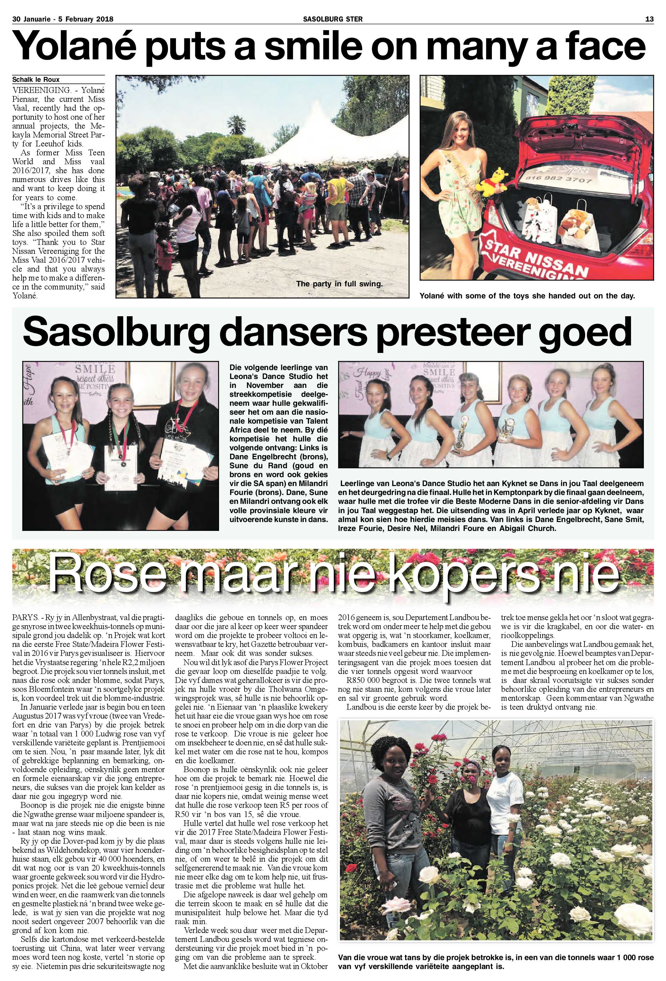 Sasolburg Ster 30 Januarie – 5 Februarie 2018 page 13