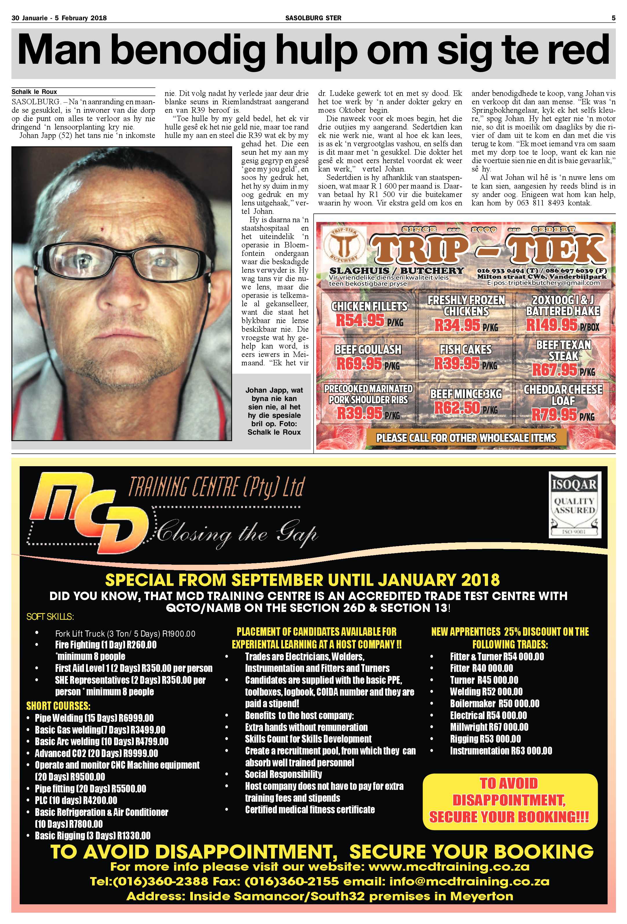 Sasolburg Ster 30 Januarie – 5 Februarie 2018 page 5