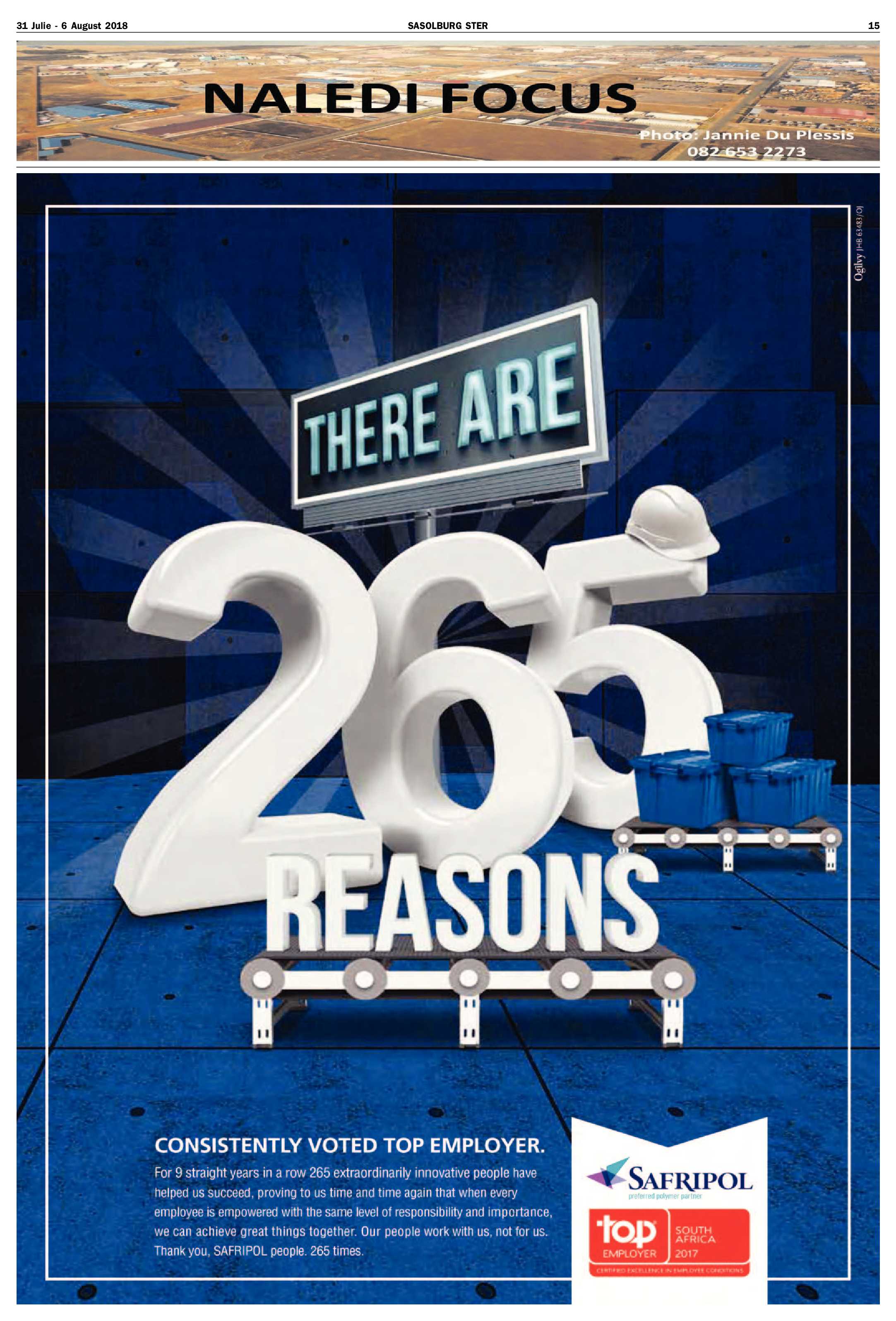 Sasolburg Ster 31 Julie – 6 Augustus 2018 page 15