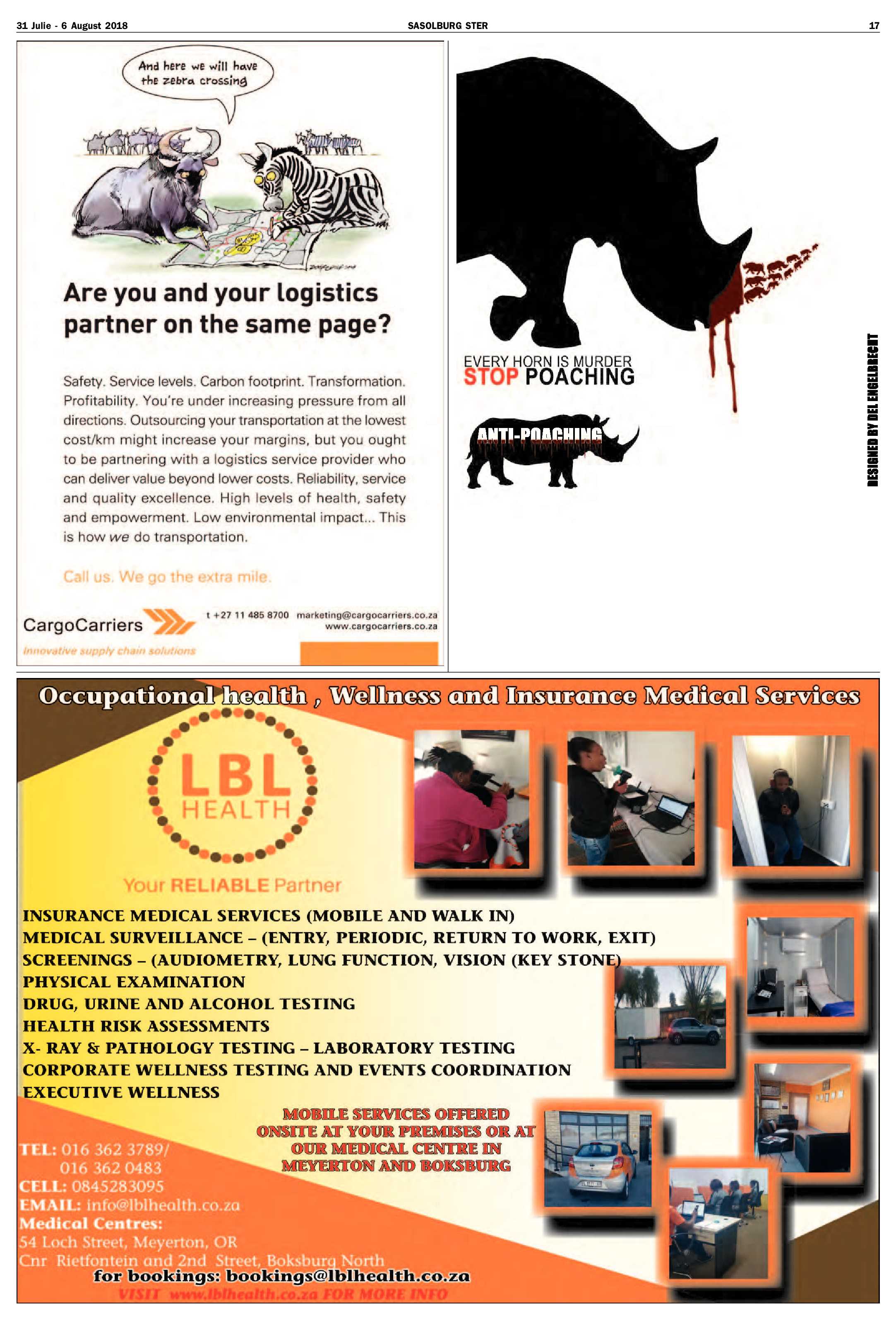 Sasolburg Ster 31 Julie – 6 Augustus 2018 page 17