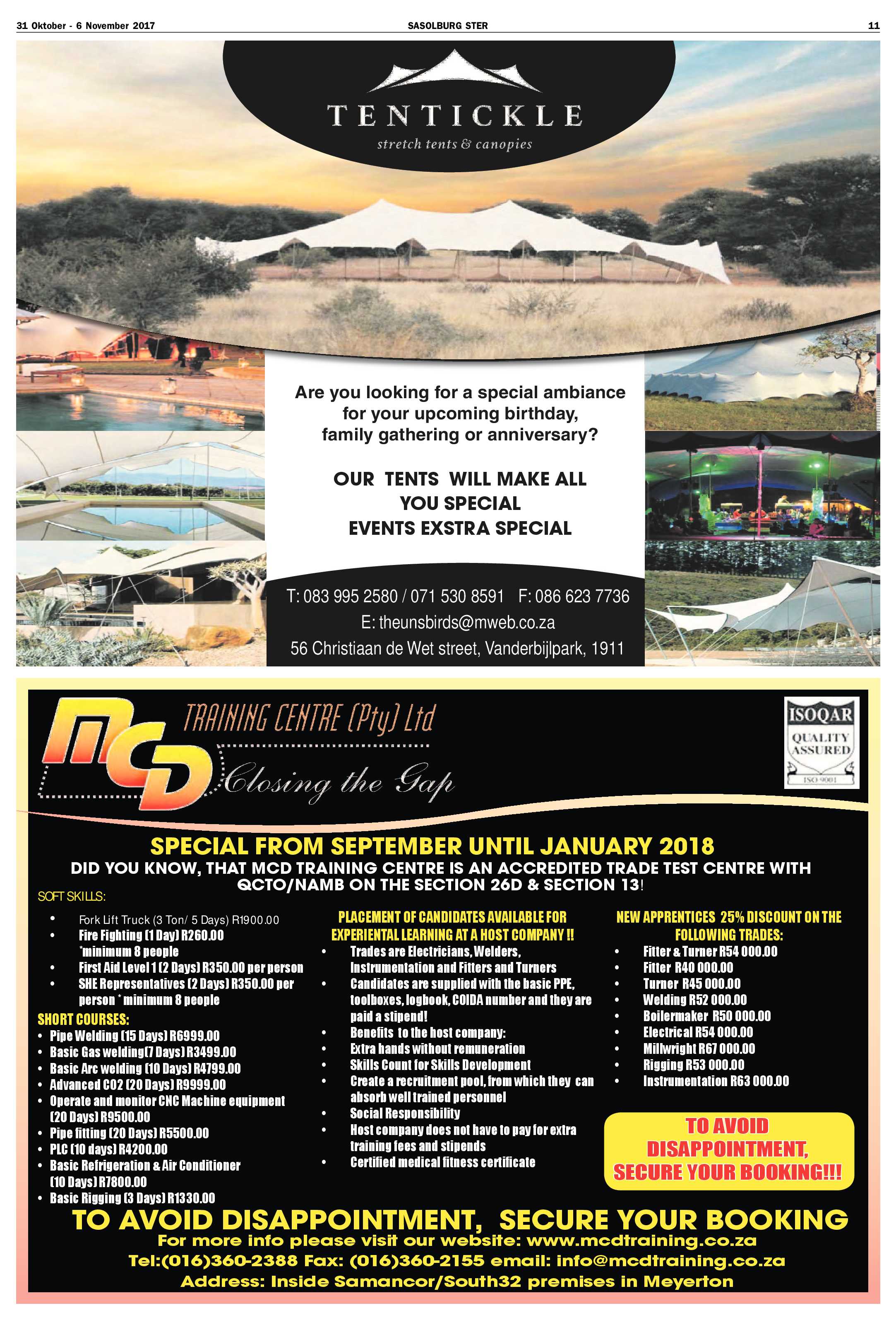 Sasolburg Ster 31 Oktober – 6 November 2017 page 11