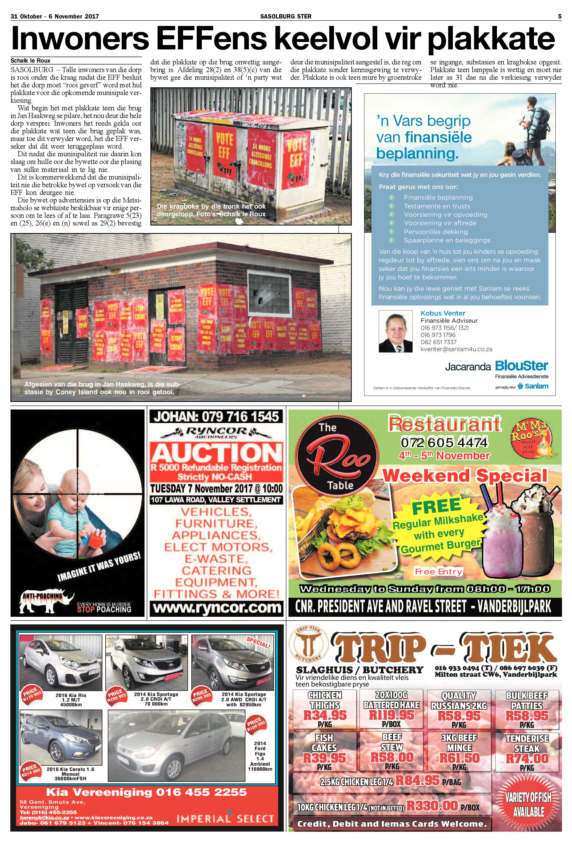 Sasolburg Ster 31 Oktober – 6 November 2017 page 5