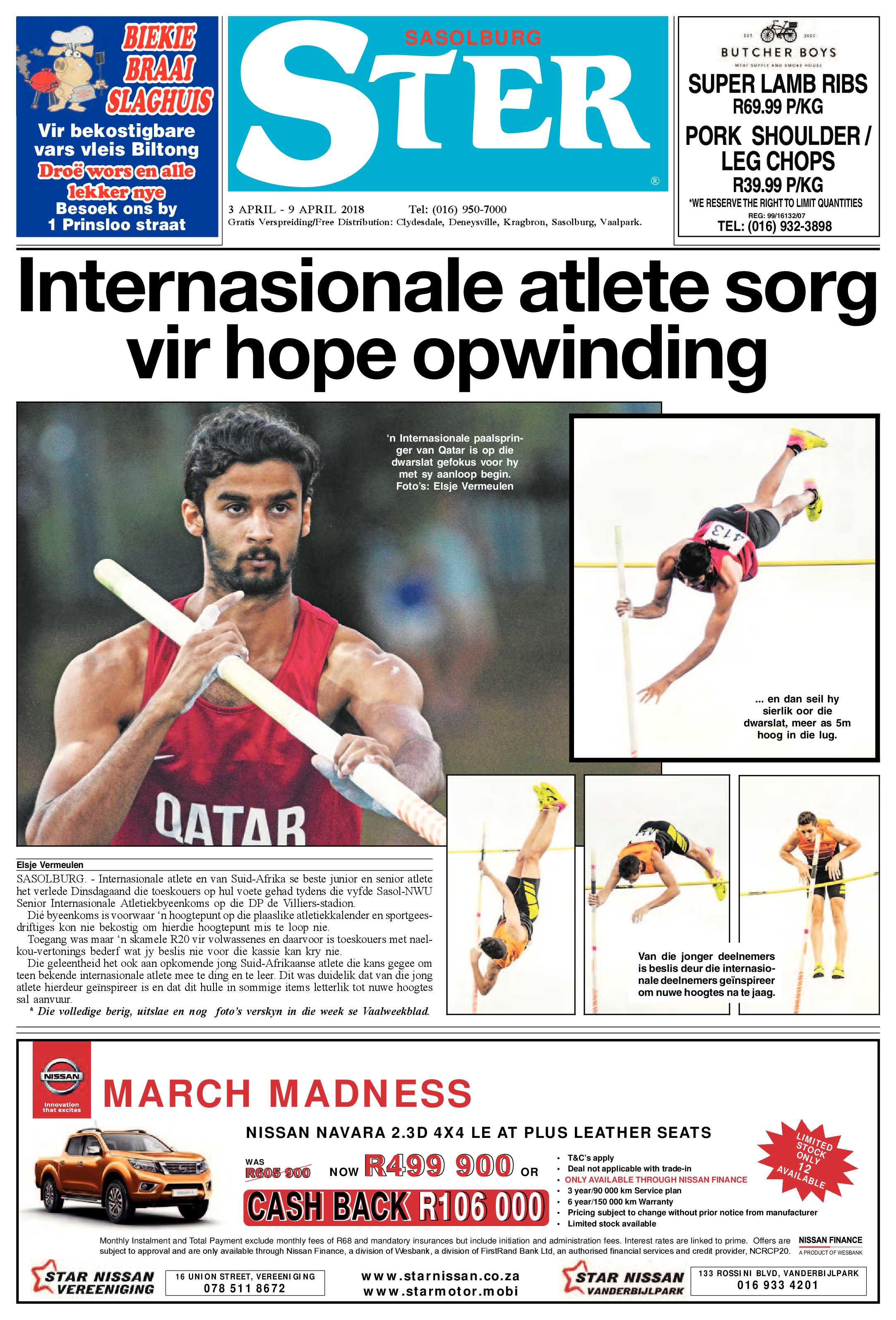 Sasolburg Ster 3 – 9 April 2018 page 1