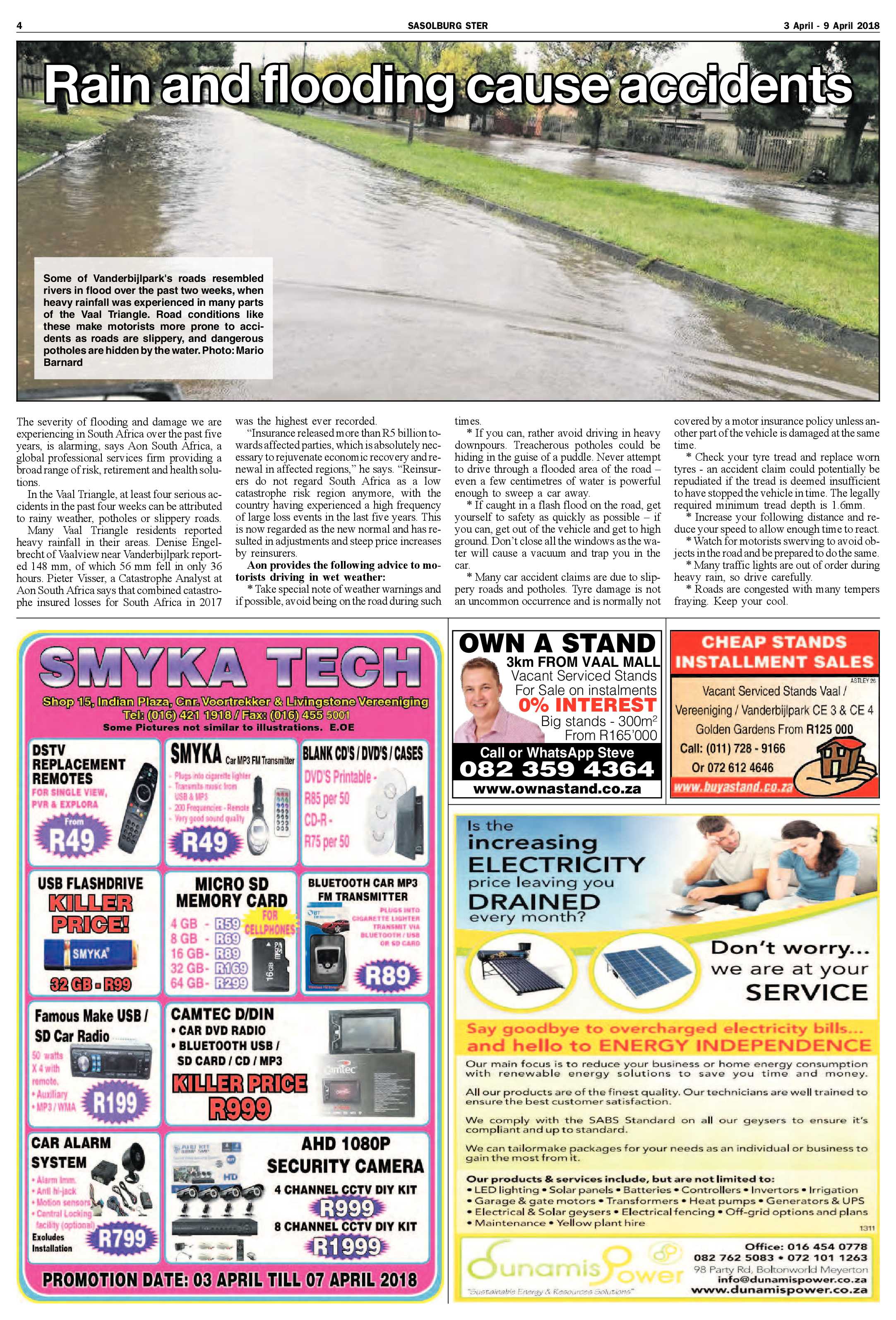 Sasolburg Ster 3 – 9 April 2018 page 4