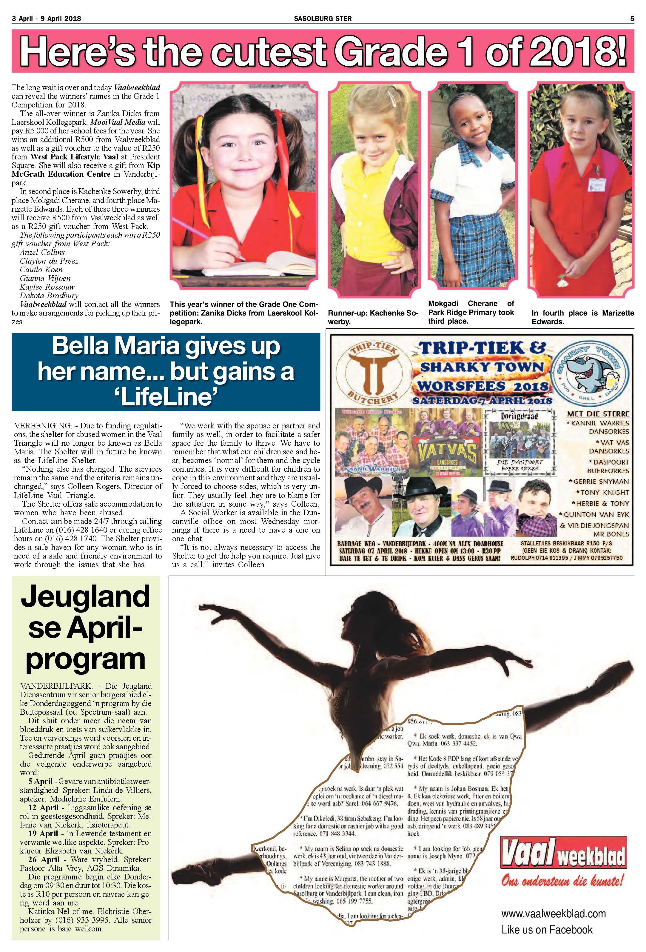 Sasolburg Ster 3 – 9 April 2018 page 5