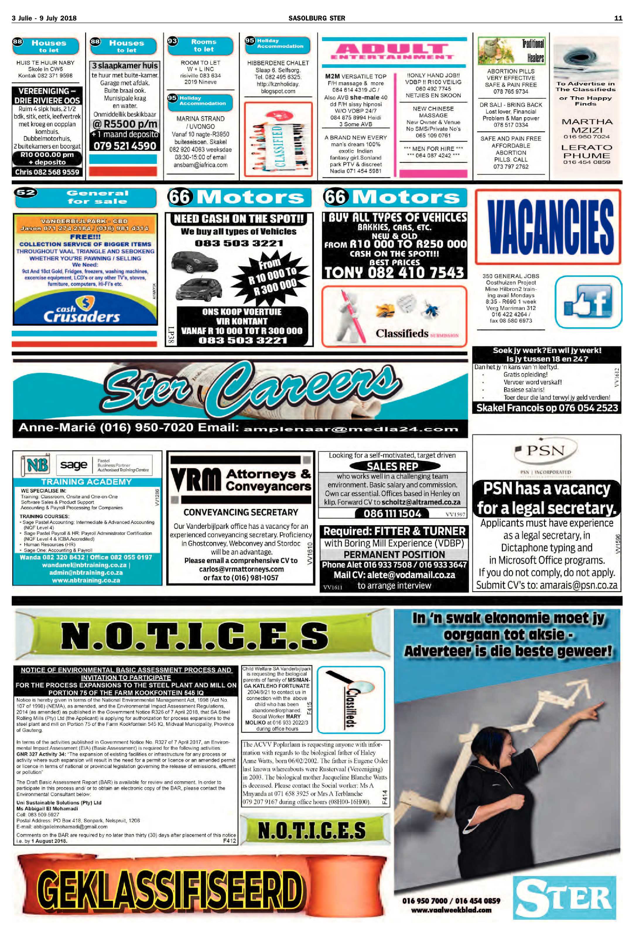 Sasolburg Ster 3 – 9 Julie 2018 page 11