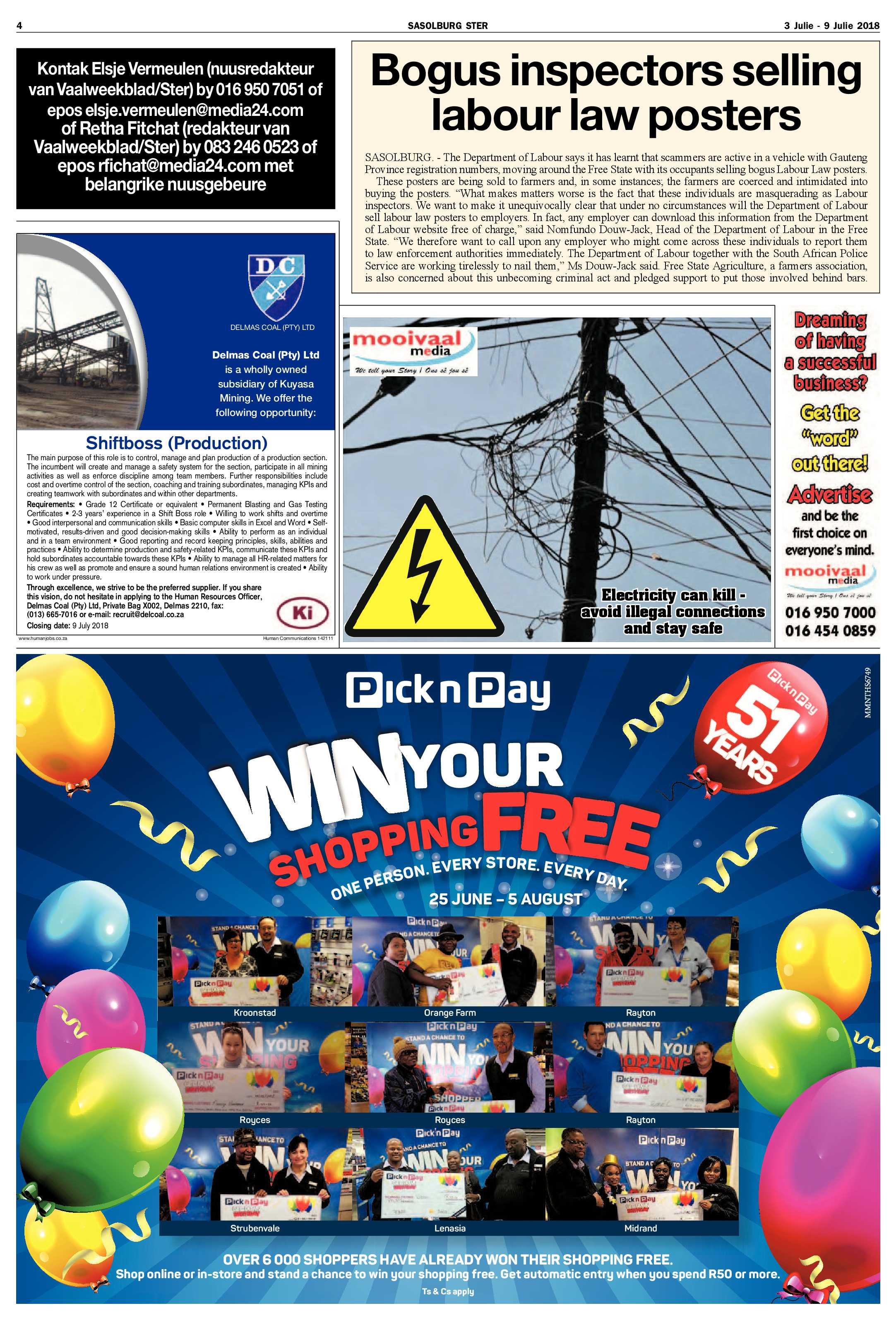 Sasolburg Ster 3 – 9 Julie 2018 page 4