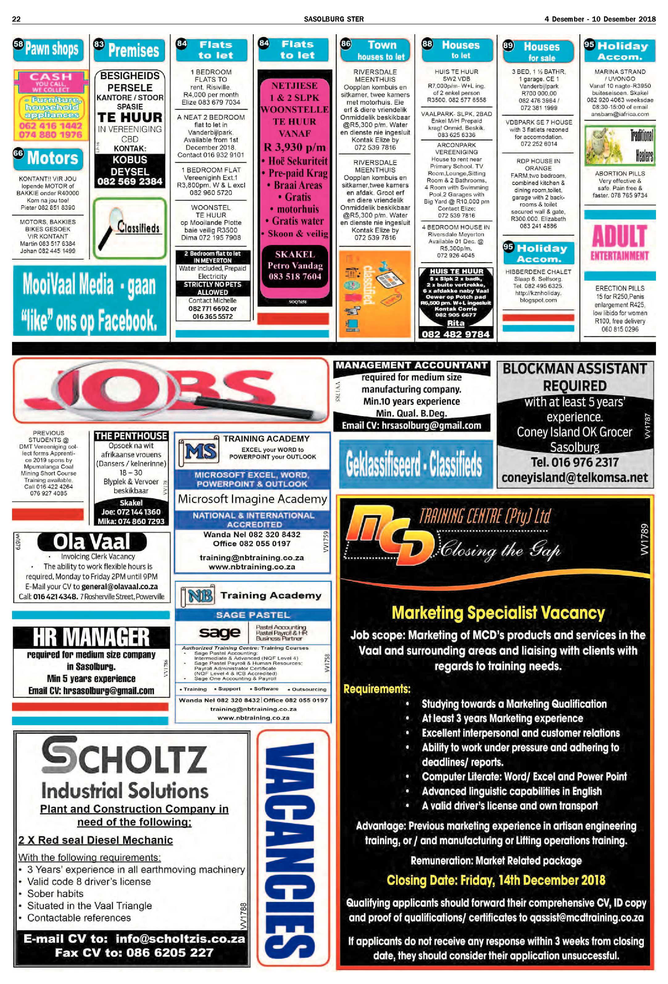 Sasolburg Ster 4 – 10 Desember 2018 page 22