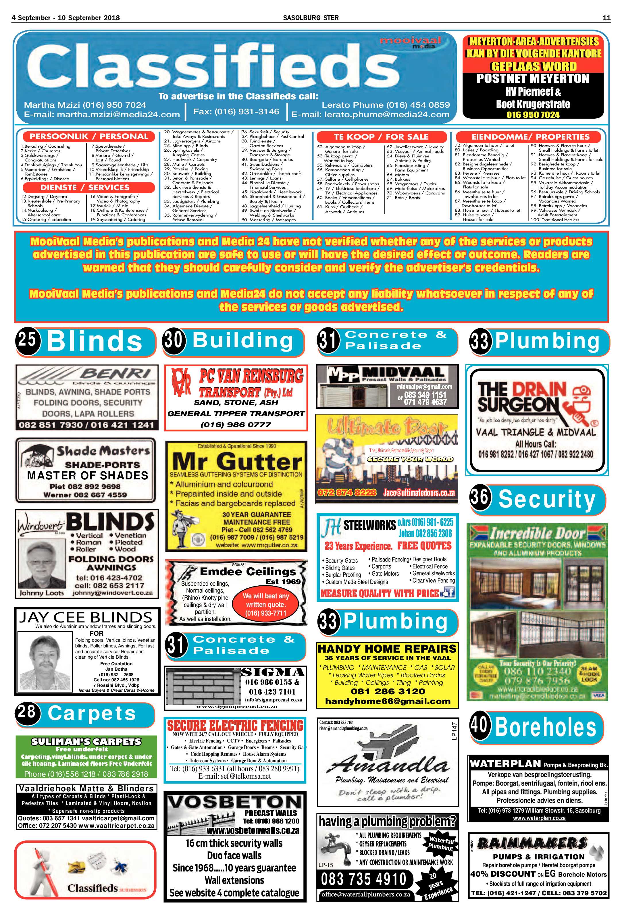 Sasolburg Ster 4 – 10 September 2018 page 11