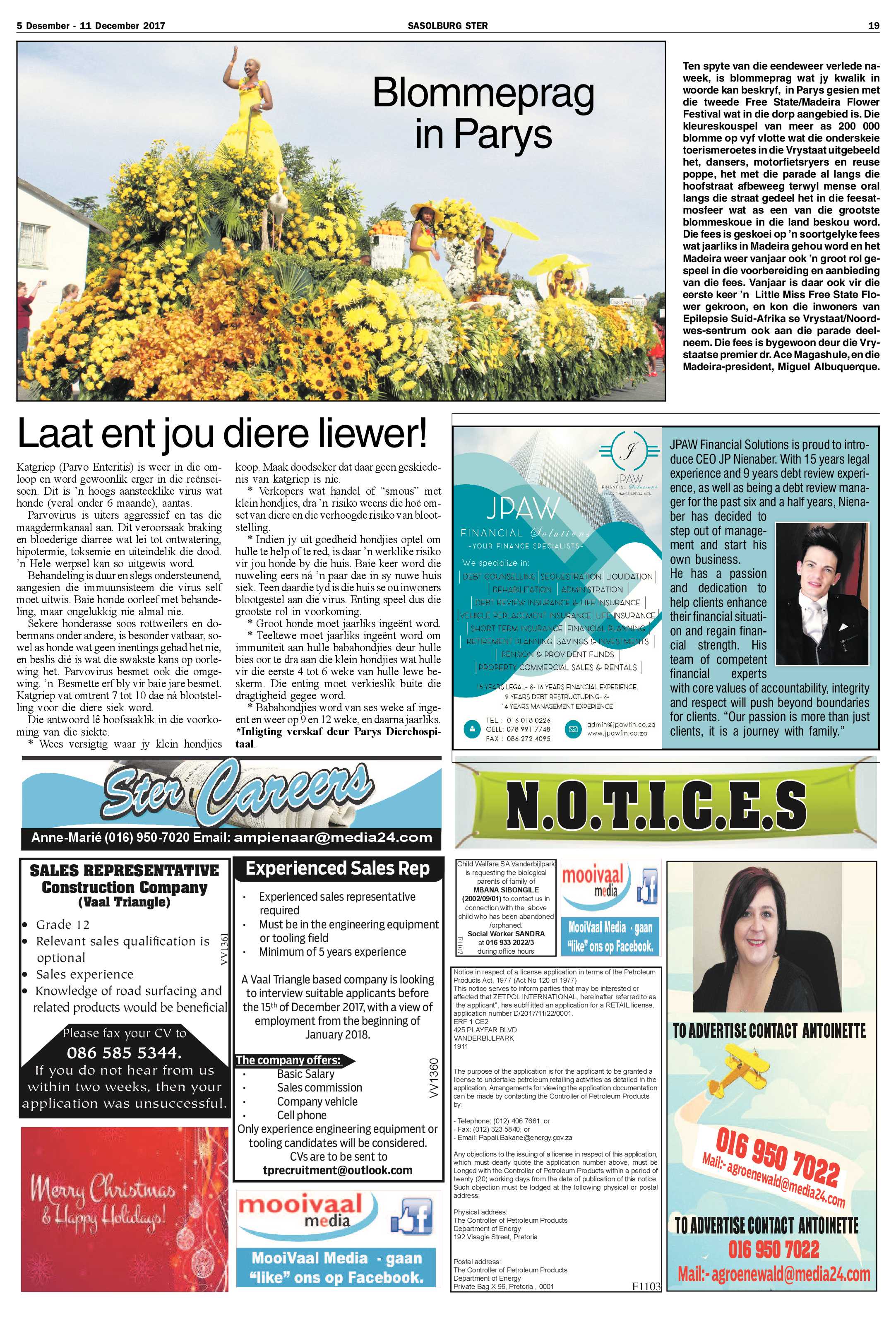 Sasolburg Ster 5 – 11 Desember 2017 page 19
