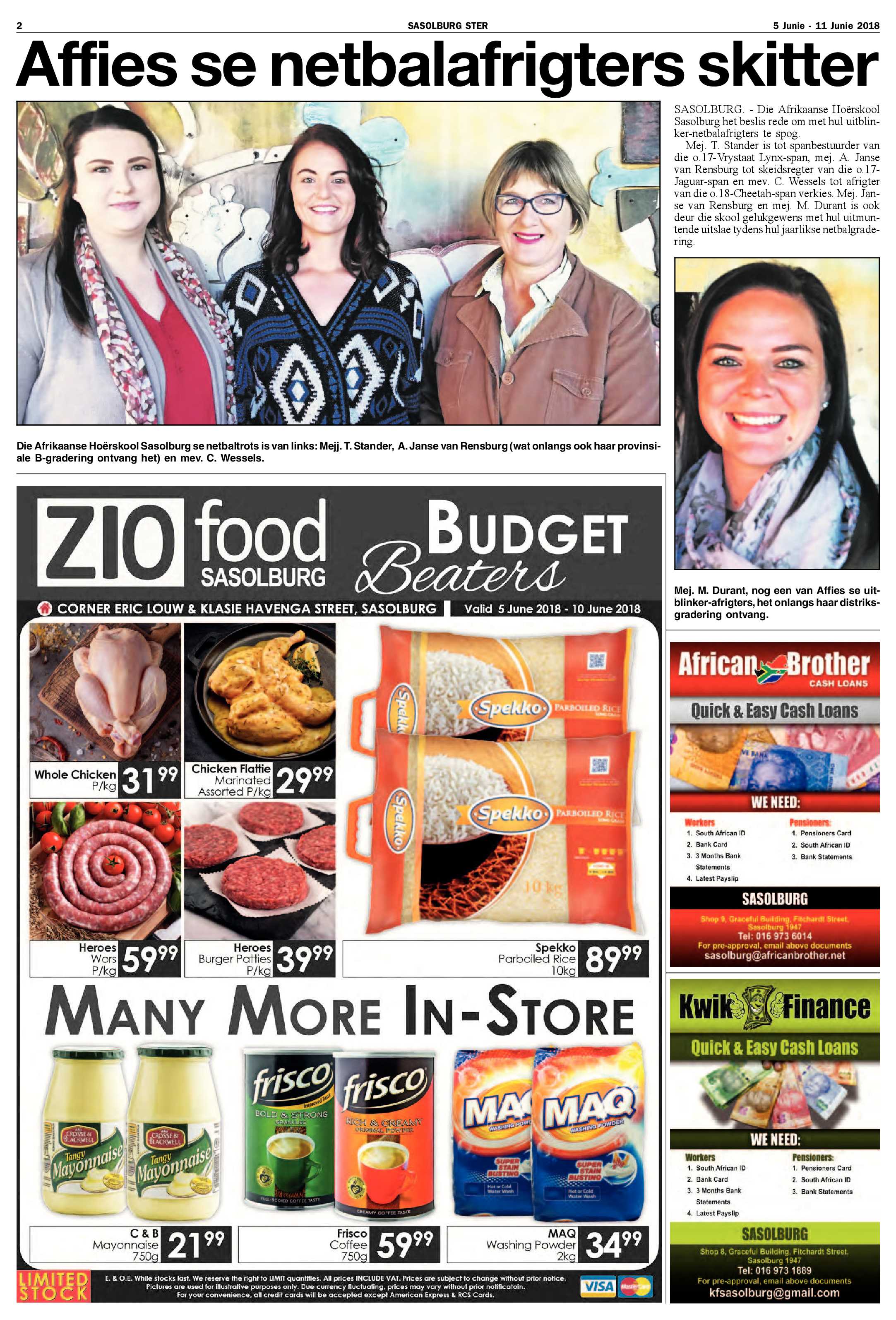Sasolburg Ster 5 – 11 Junie 2018 page 2