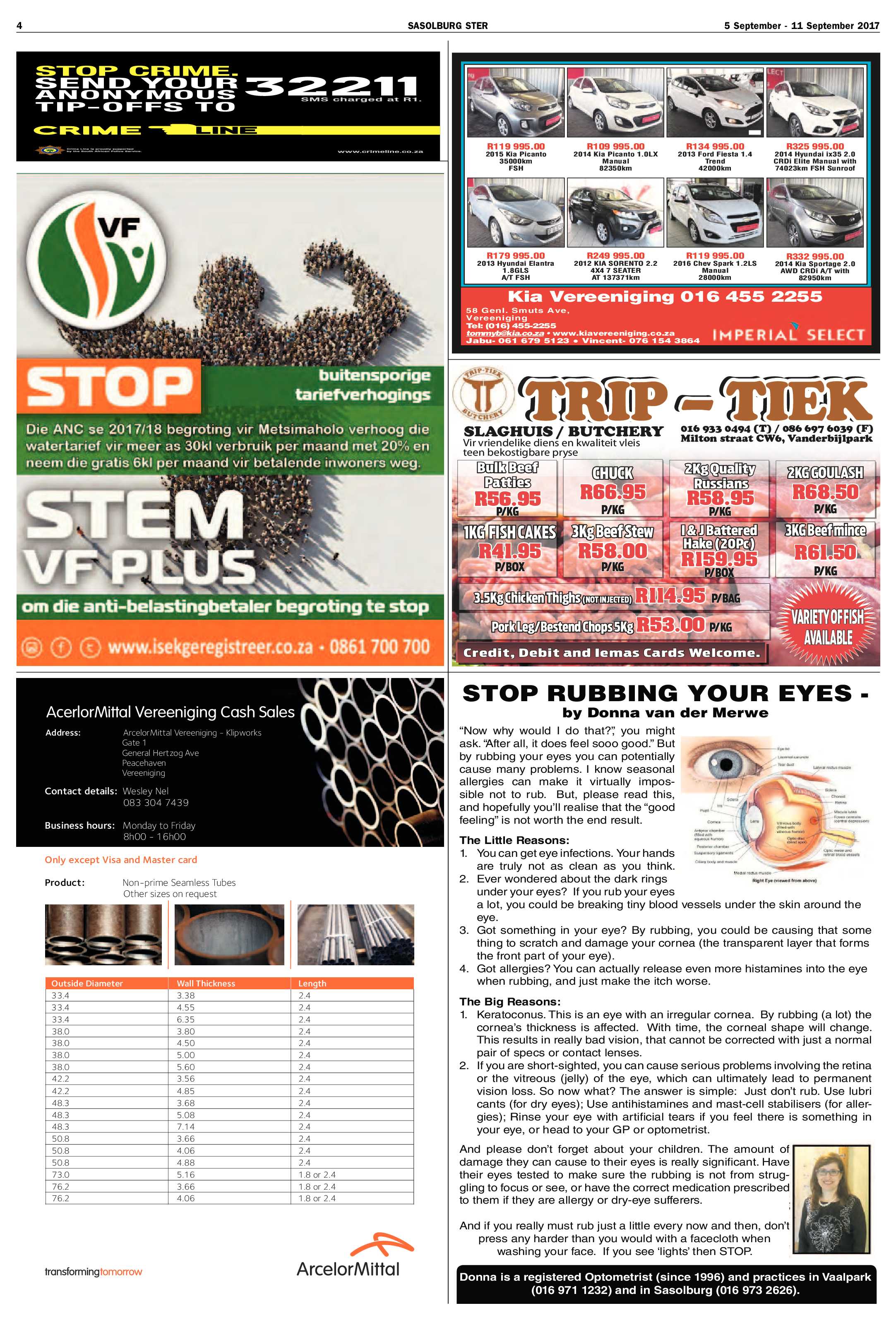 Sasolburg Ster 5 – 11 September 2017 page 4