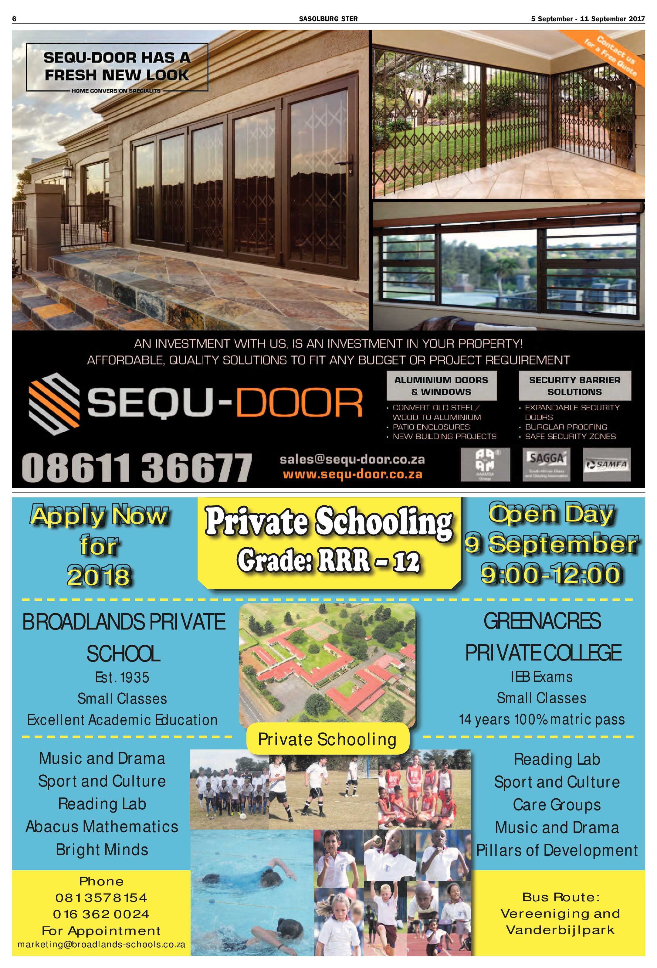 Sasolburg Ster 5 – 11 September 2017 page 6