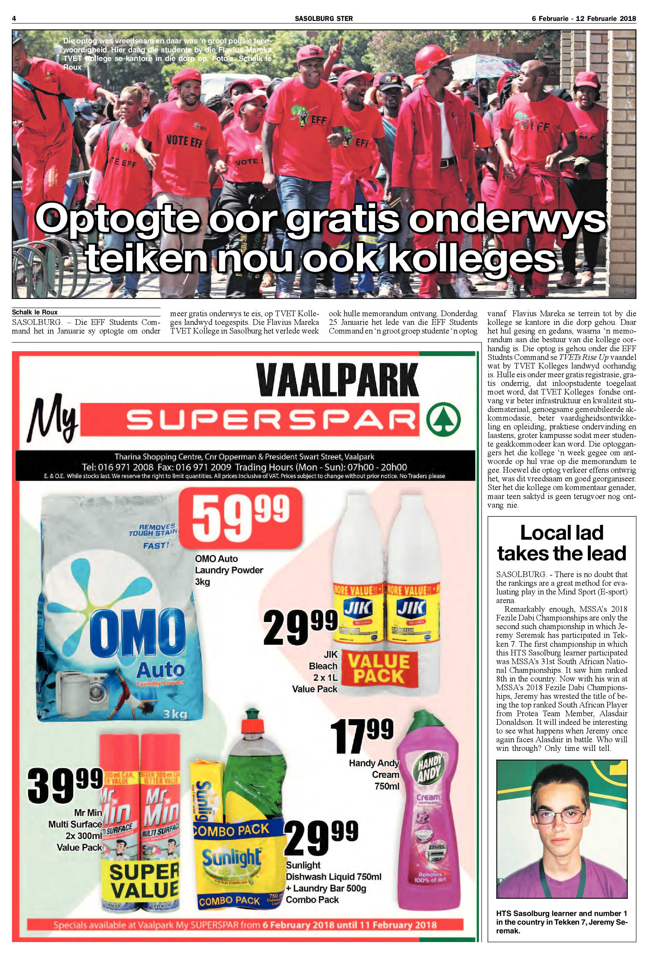 Sasolburg Ster 6 – 12 Februarie 2018 page 4