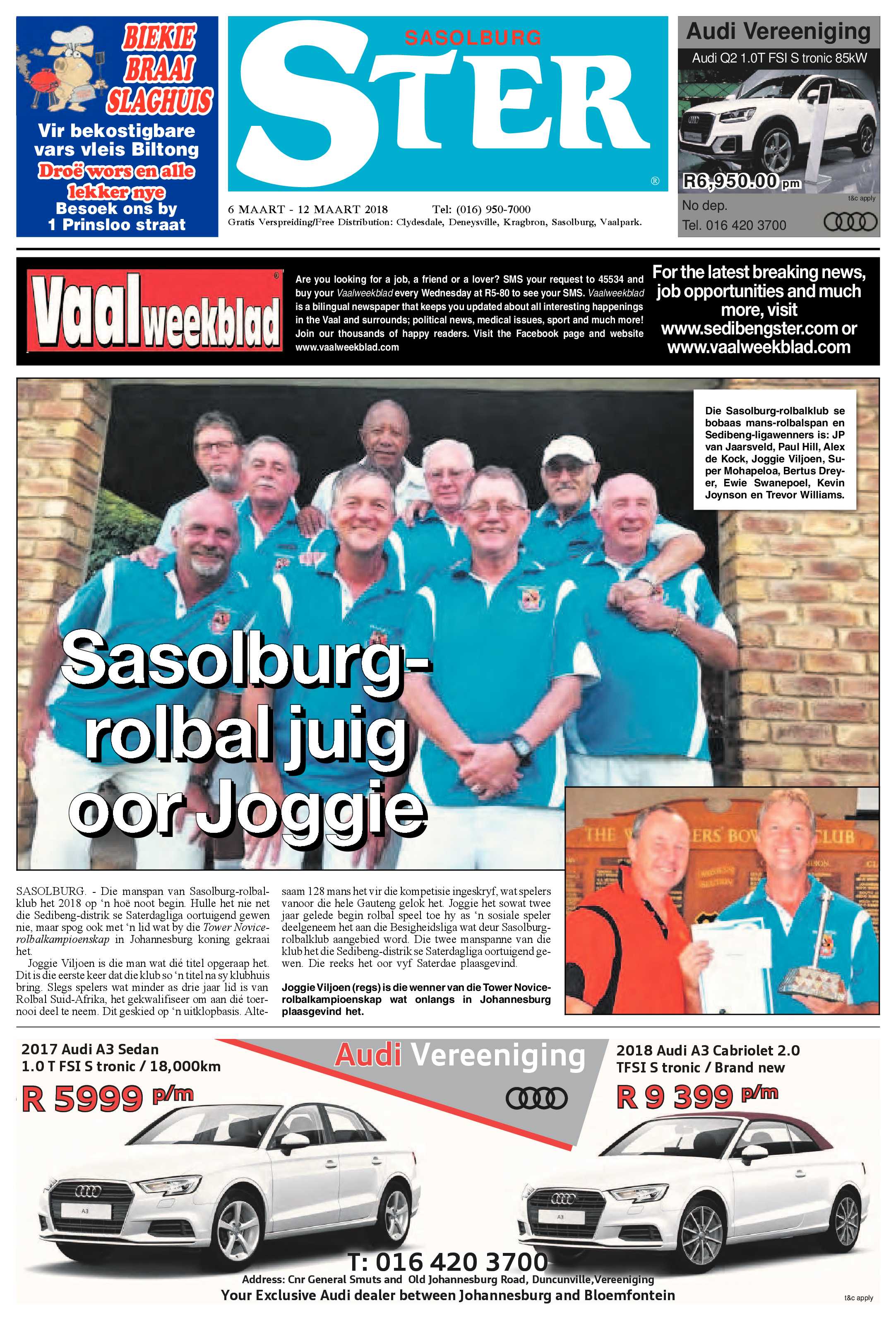 Sasolburg Ster 6 – 12 Maart 2018 page 1