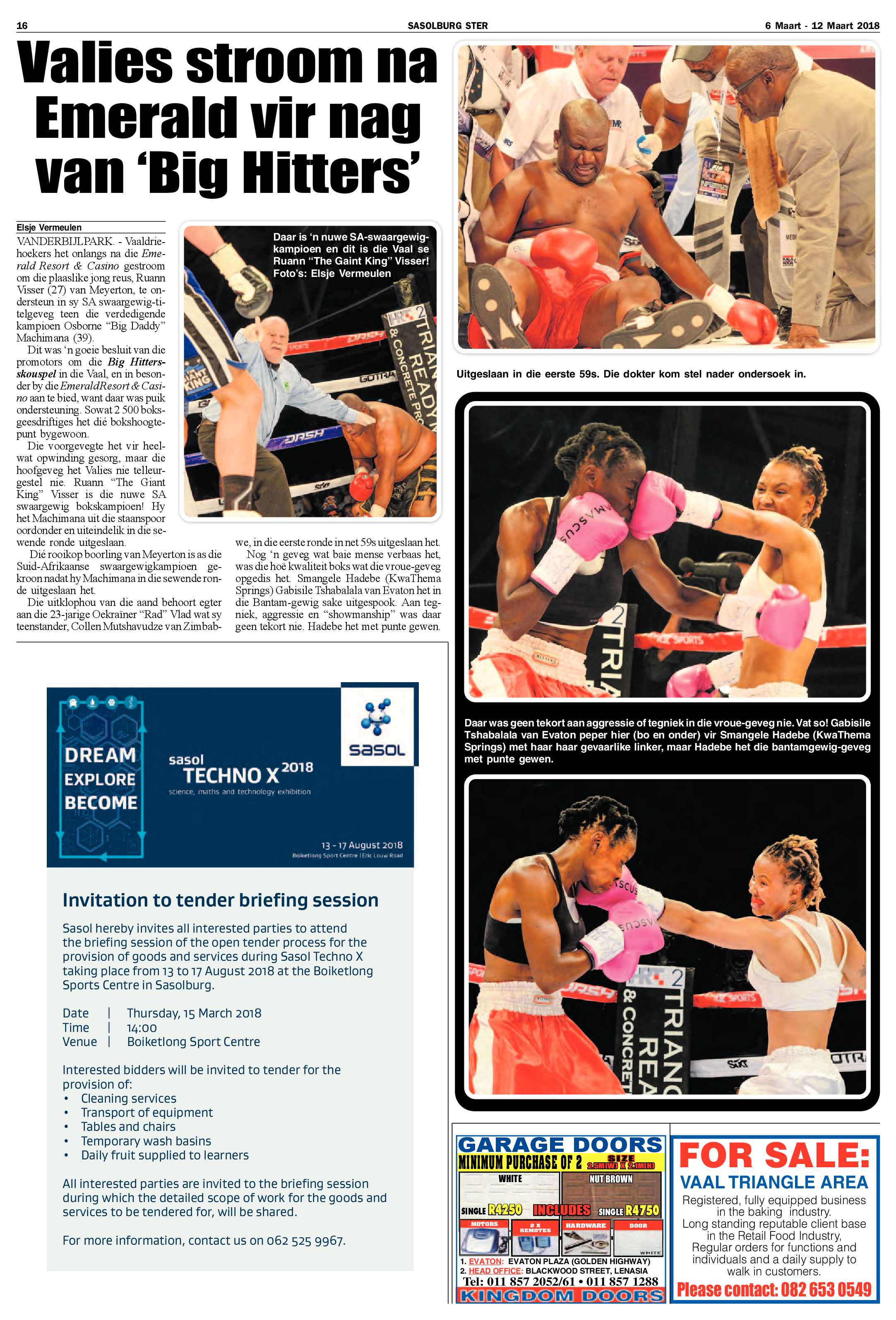 Sasolburg Ster 6 – 12 Maart 2018 page 16