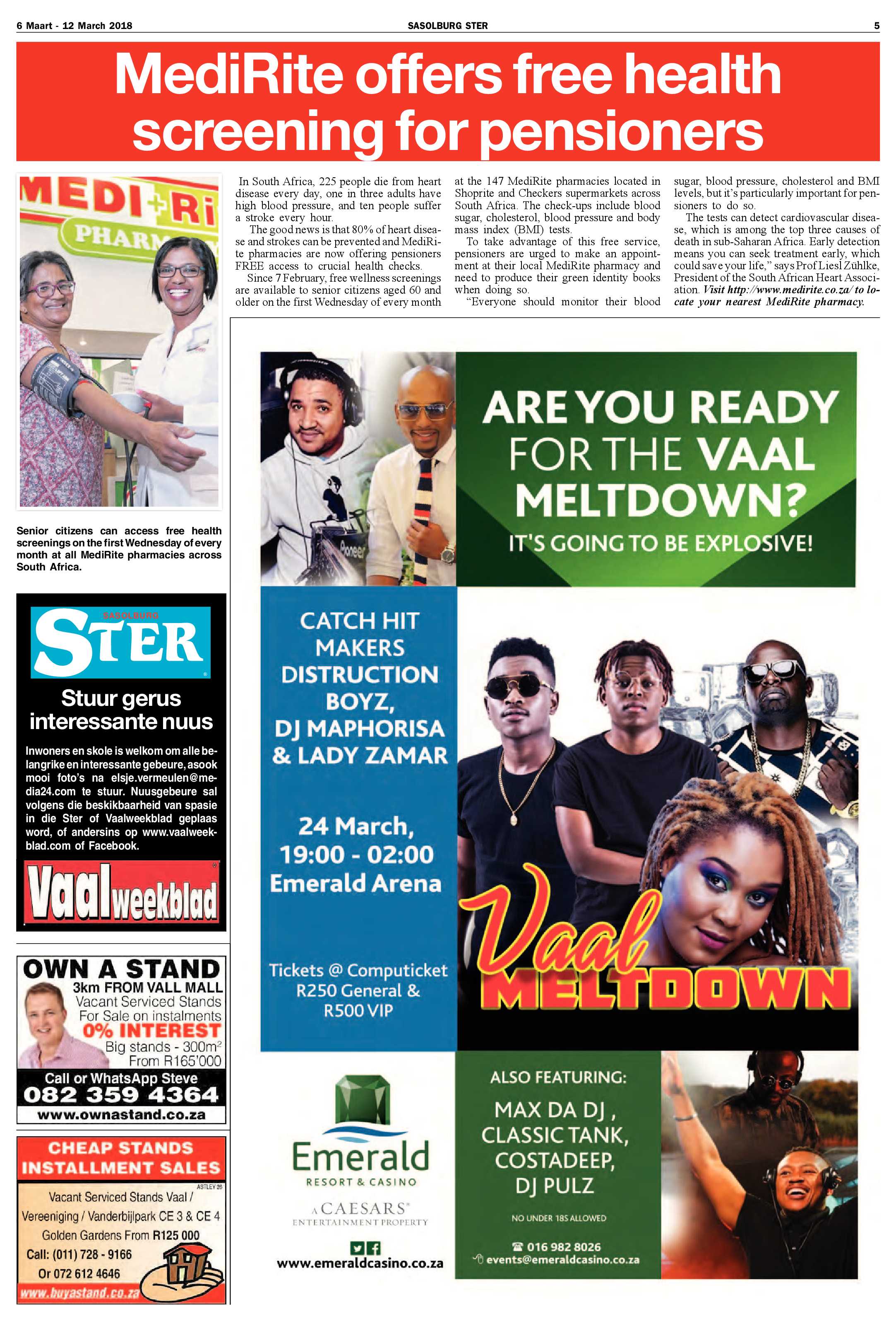 Sasolburg Ster 6 – 12 Maart 2018 page 5