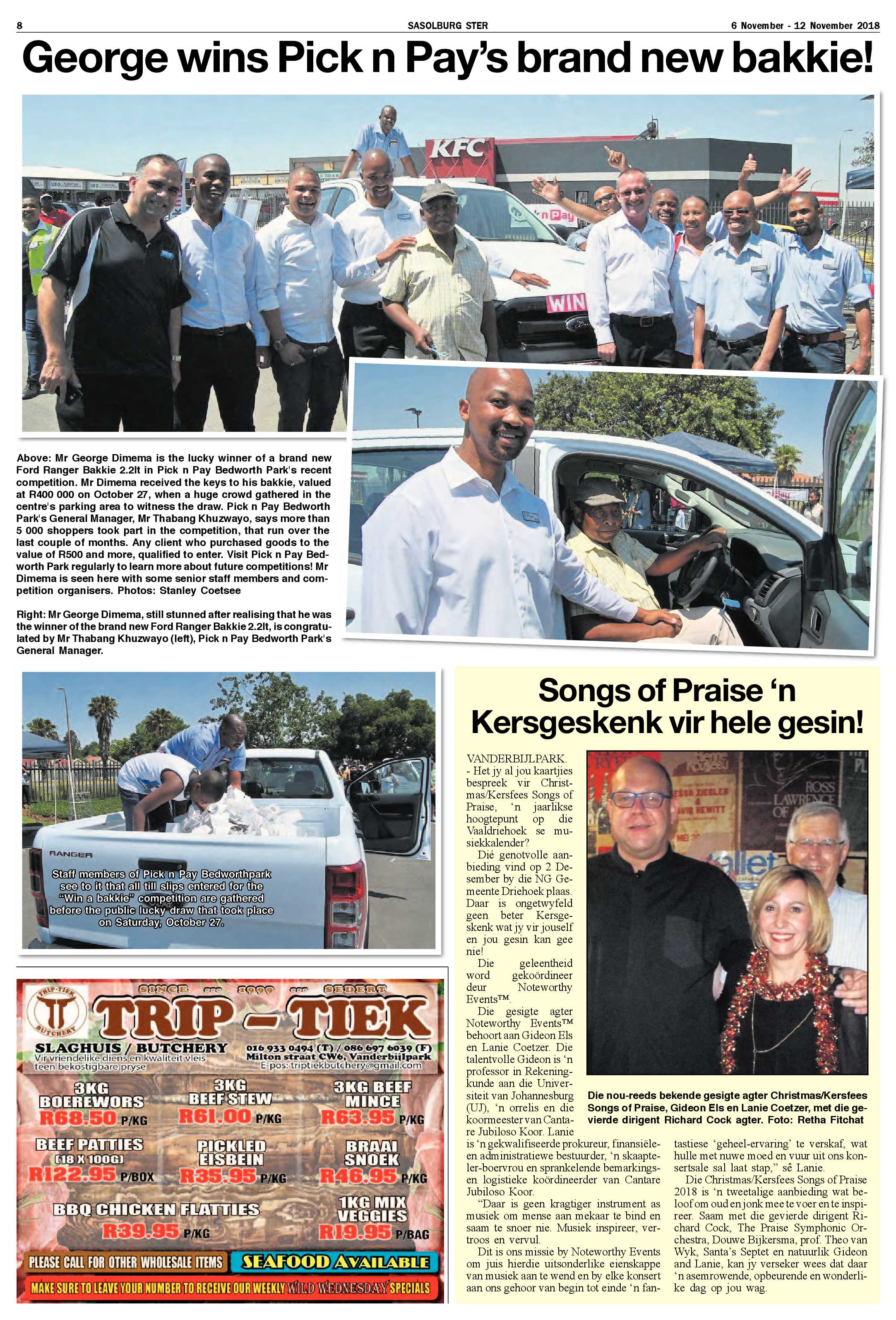 Sasolburg Ster 6 – 12 November 2018 page 8