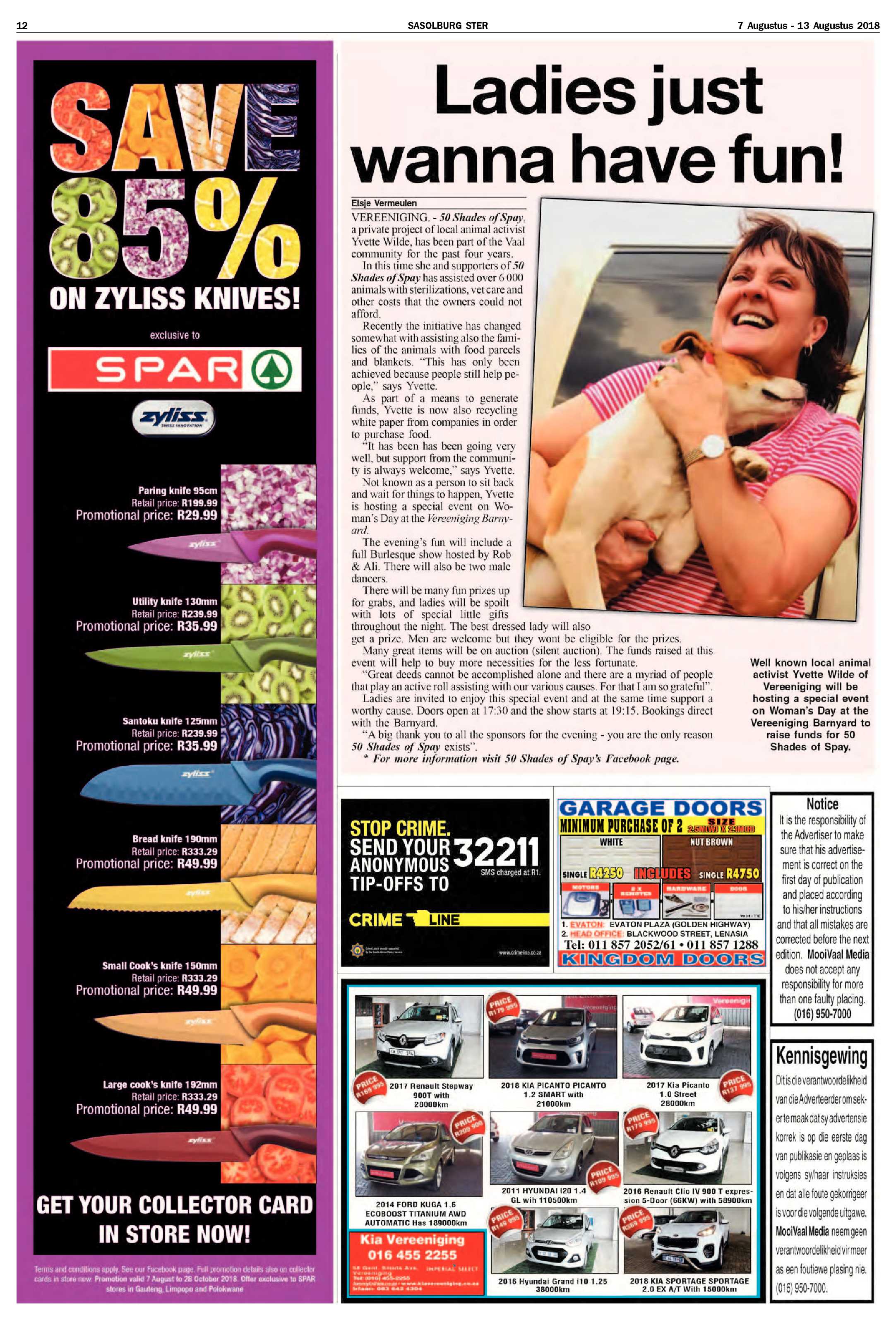 Sasolburg Ster 7 – 13 Augustus 2018 page 12