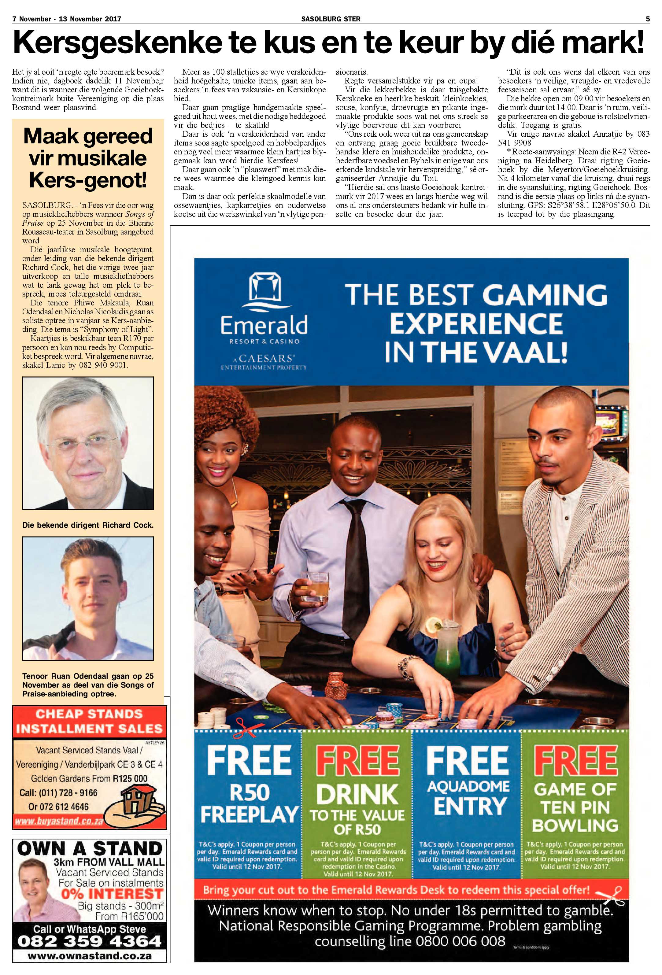 Sasolburg Ster 7 – 13 November 2017 page 5