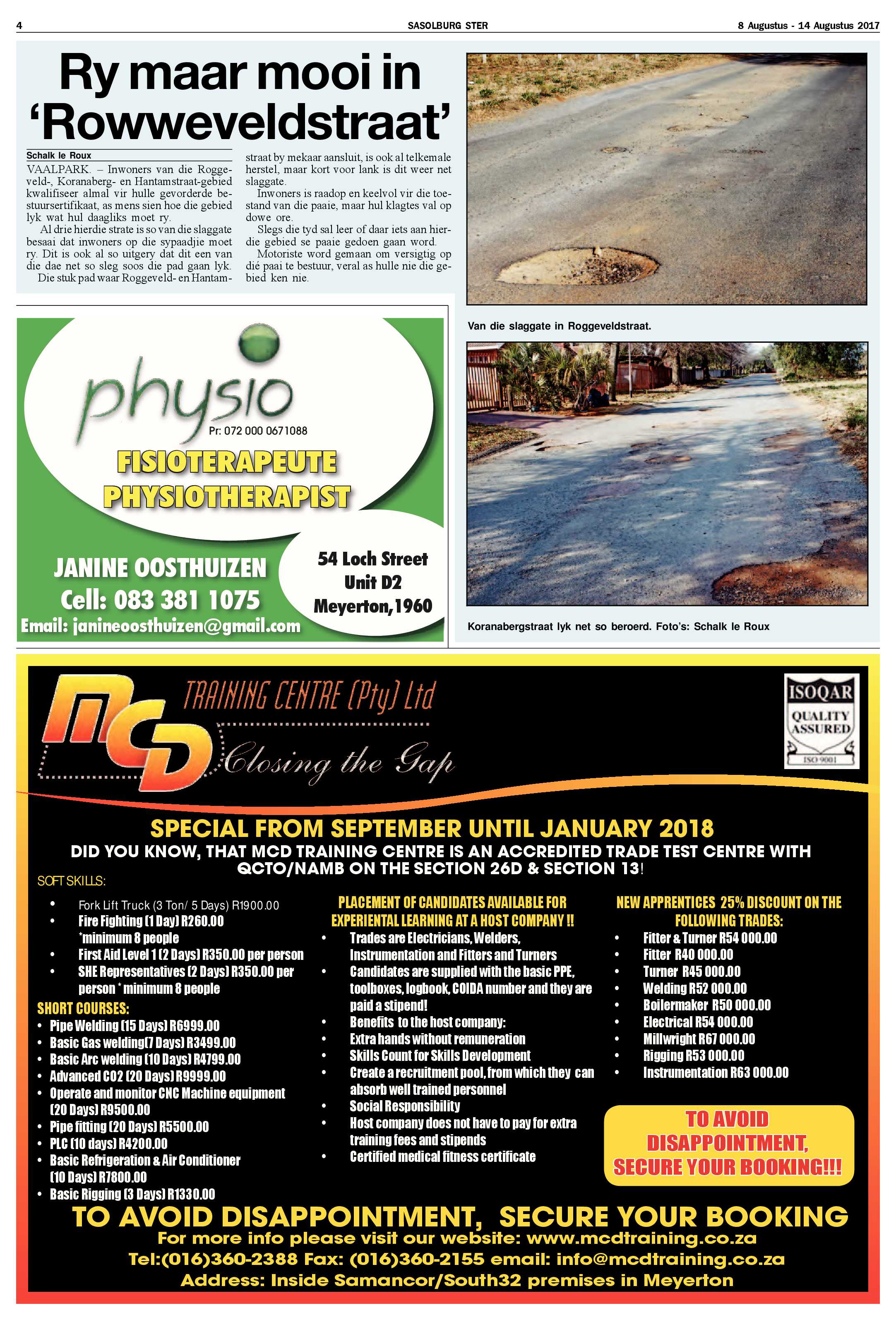 Sasolburg Ster 8 – 14 Augustus 2017 page 4
