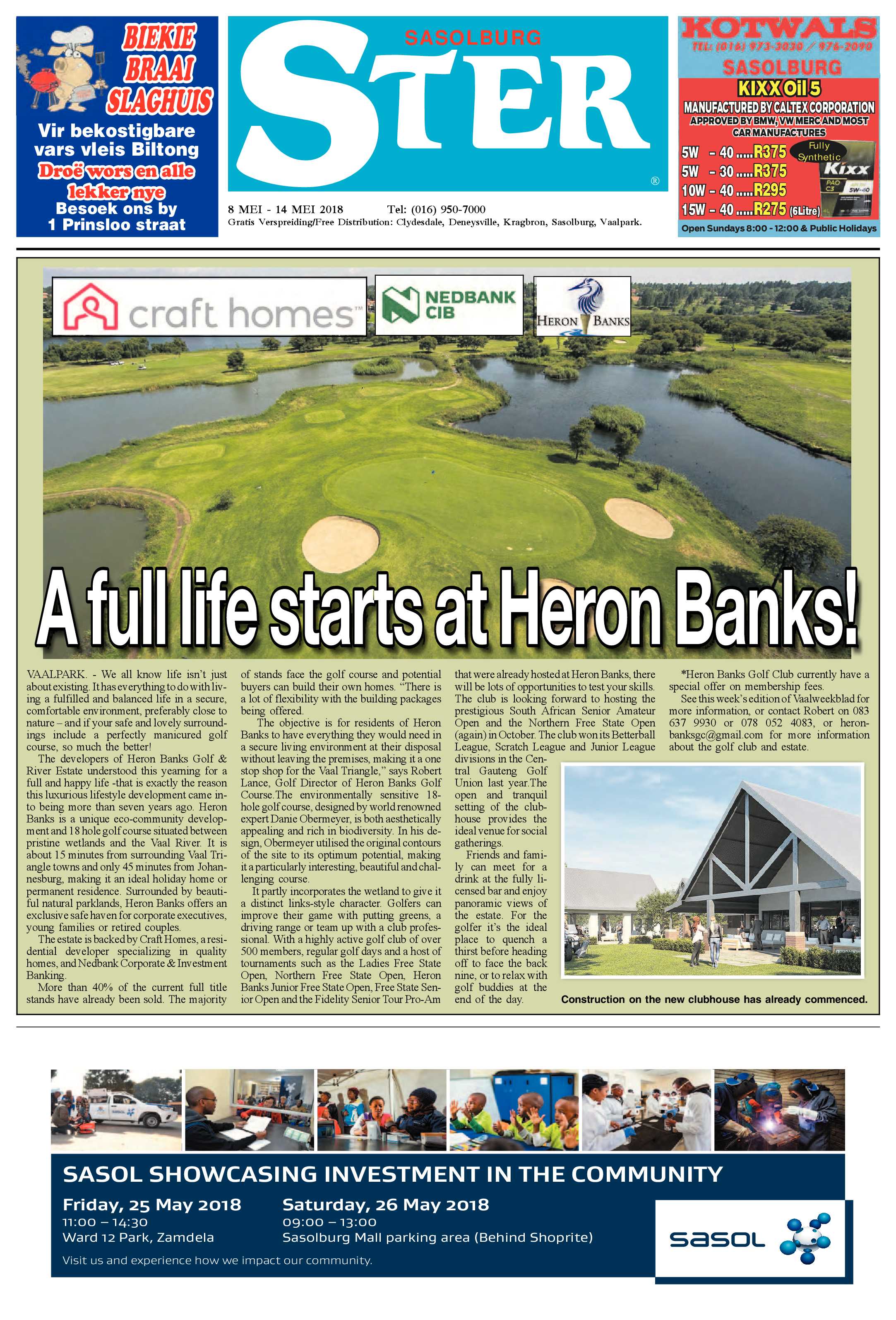 Sasolburg Ster 8 – 14 Mei 2018 page 1