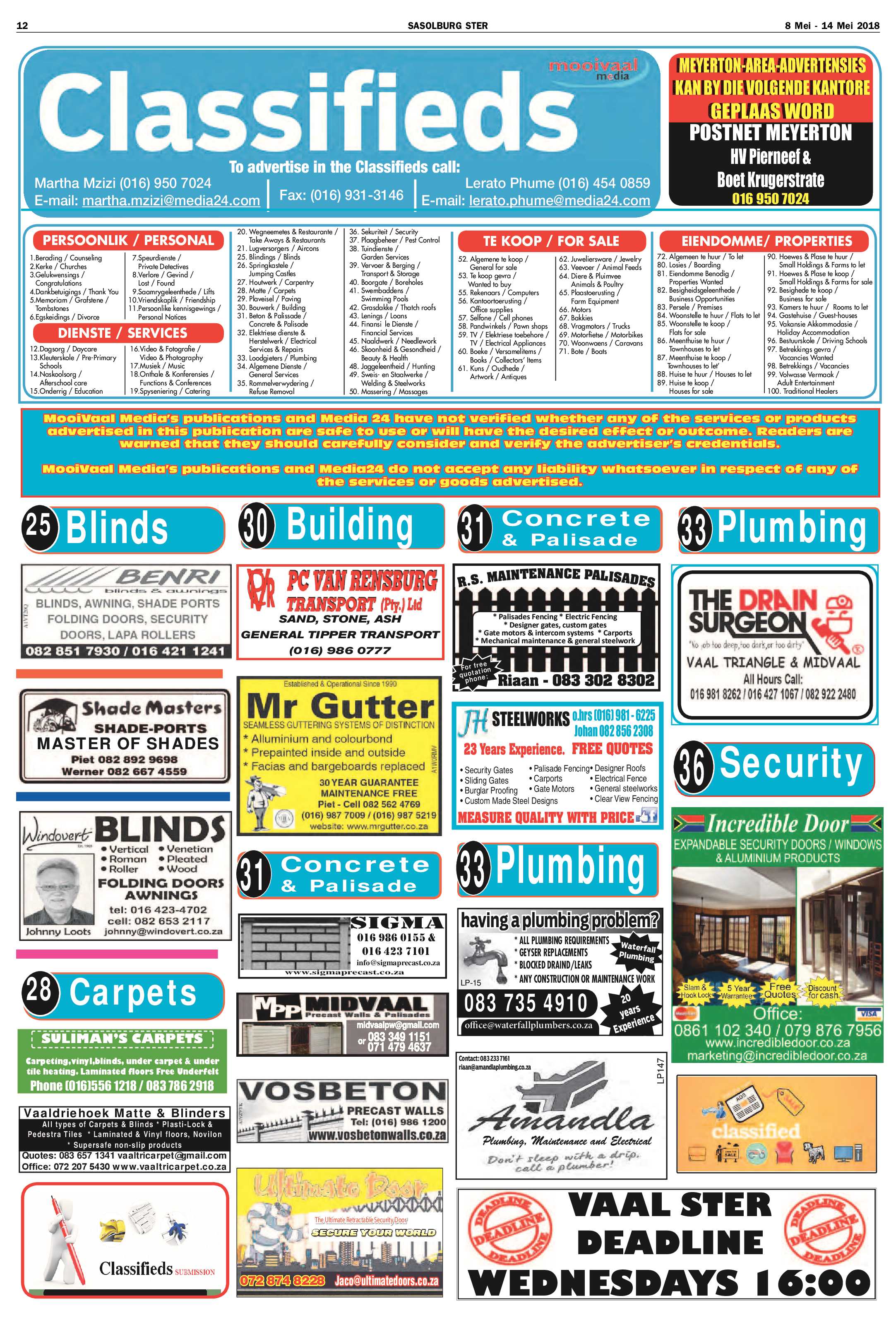 Sasolburg Ster 8 – 14 Mei 2018 page 12