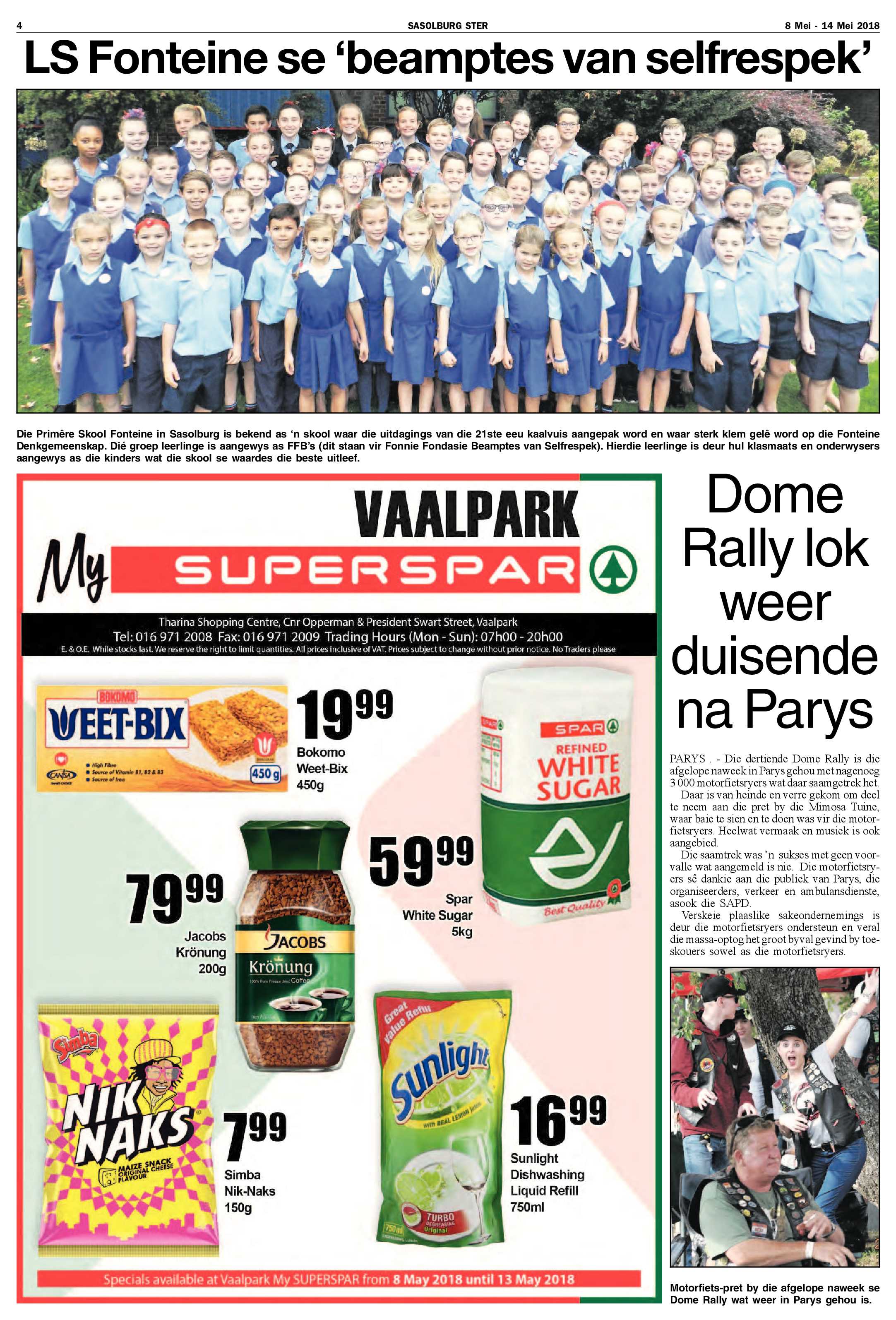 Sasolburg Ster 8 – 14 Mei 2018 page 4