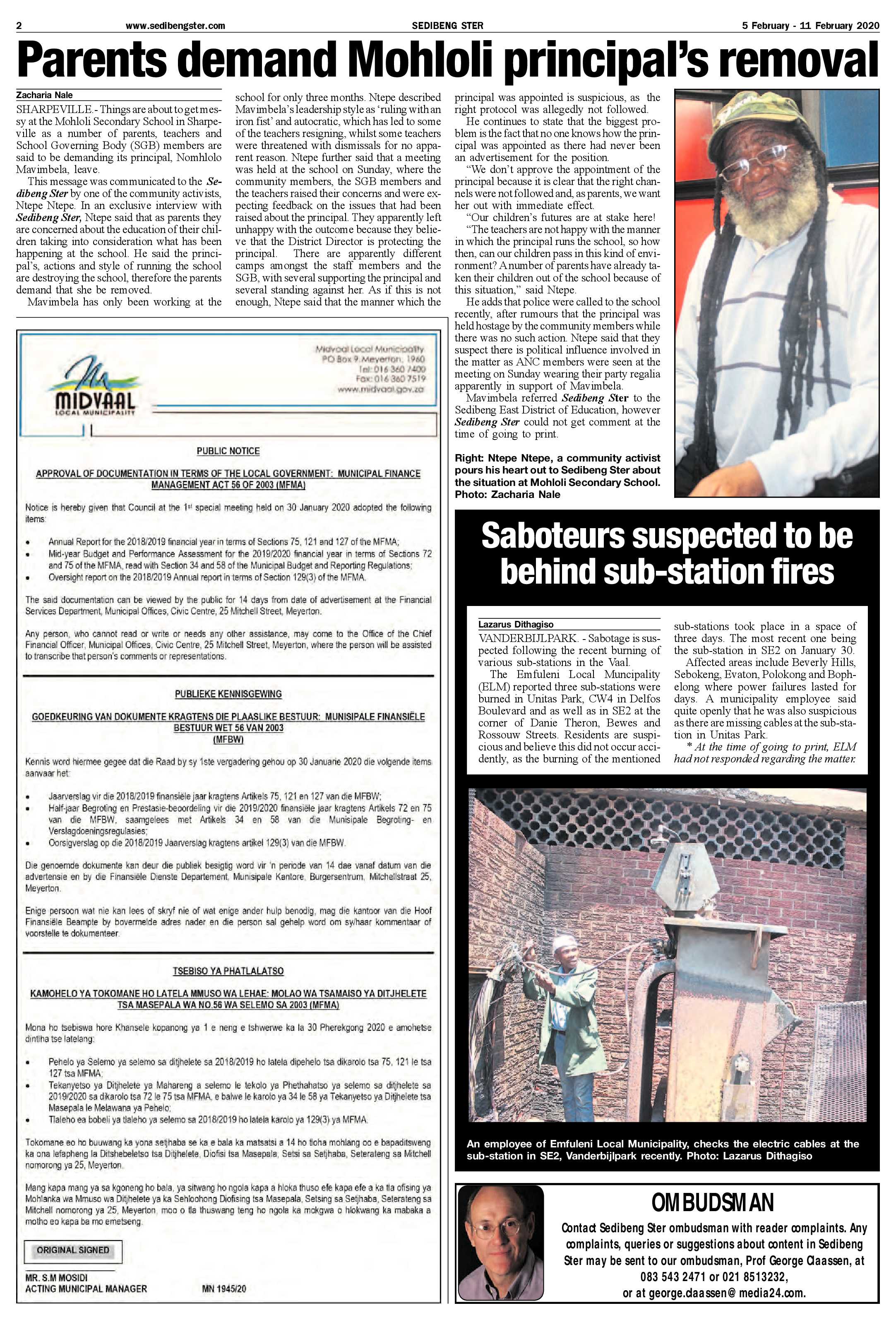 SedibengSter 5-11 February 2020 page 2