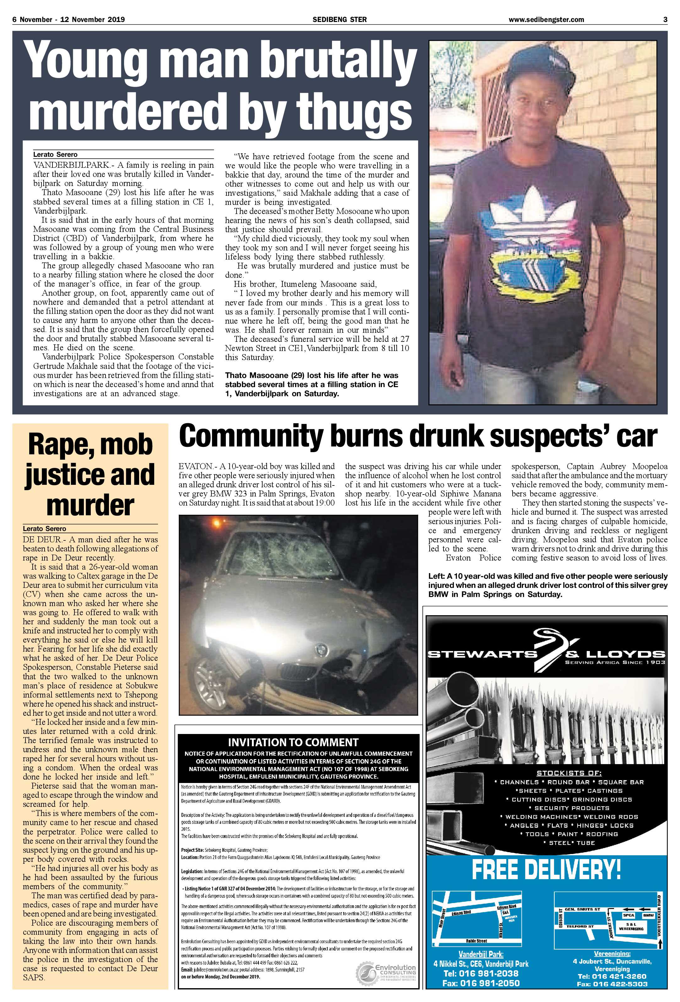 SedibengSter 6 – 12 November 2019 page 3