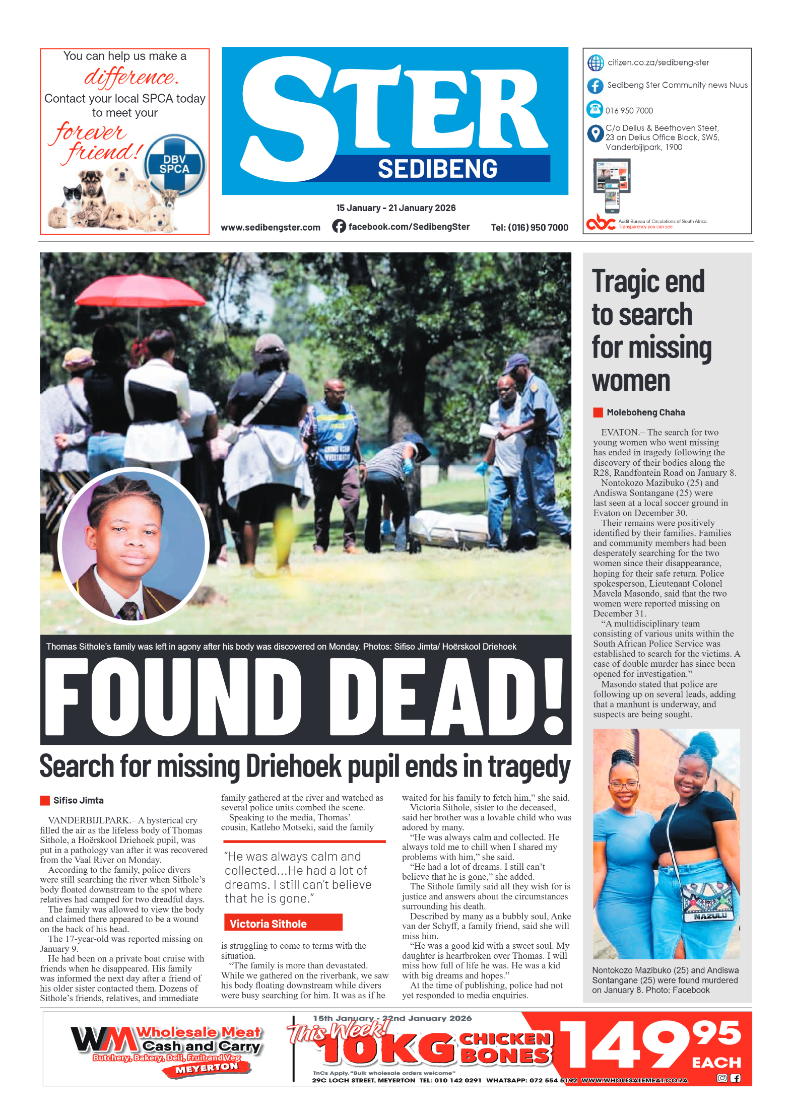 Sedibeng Ster – 15 January 2026 page 1