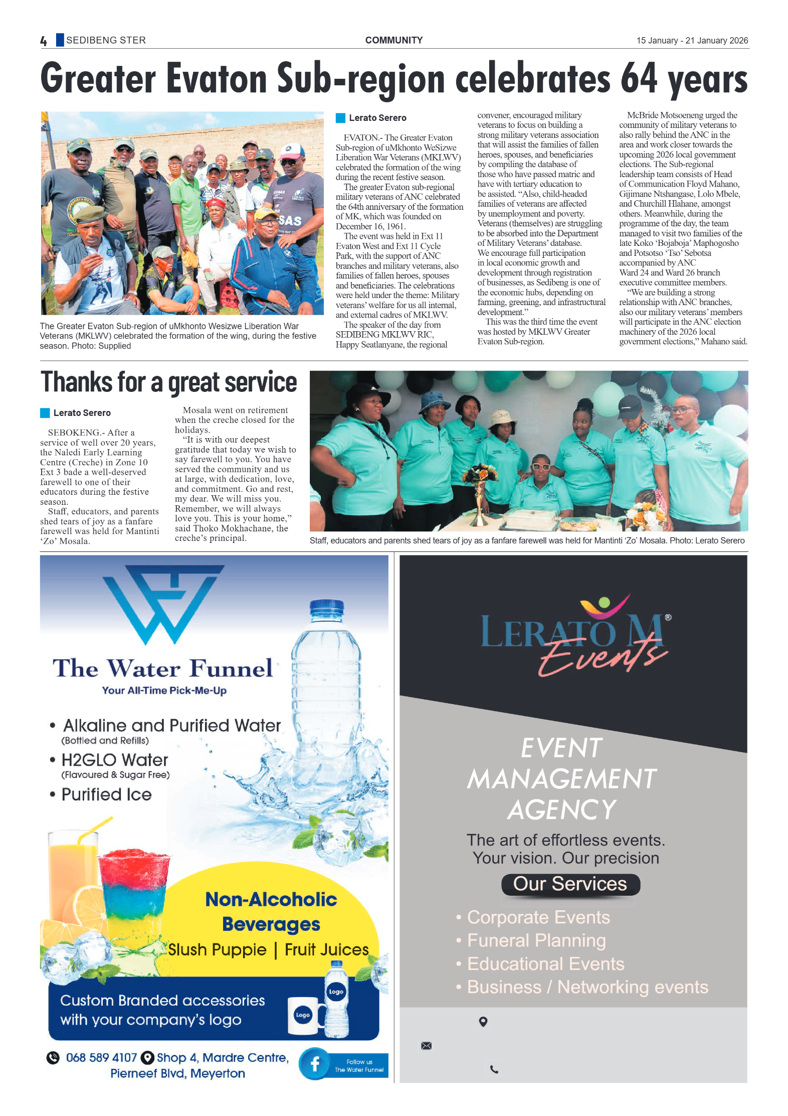 Sedibeng Ster – 15 January 2026 page 4