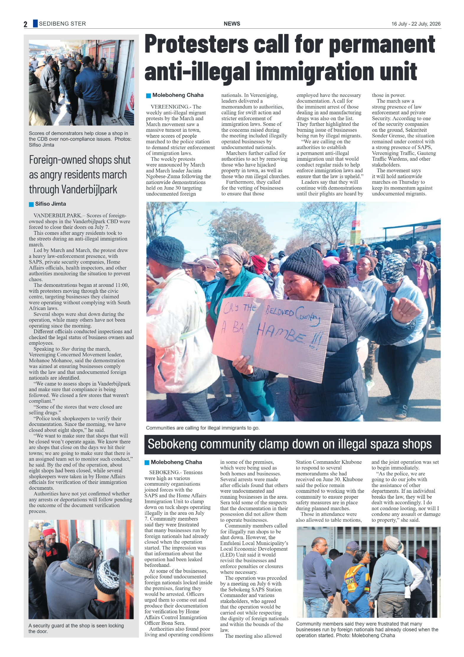Sedibeng Ster – 16 July 2026 page 2