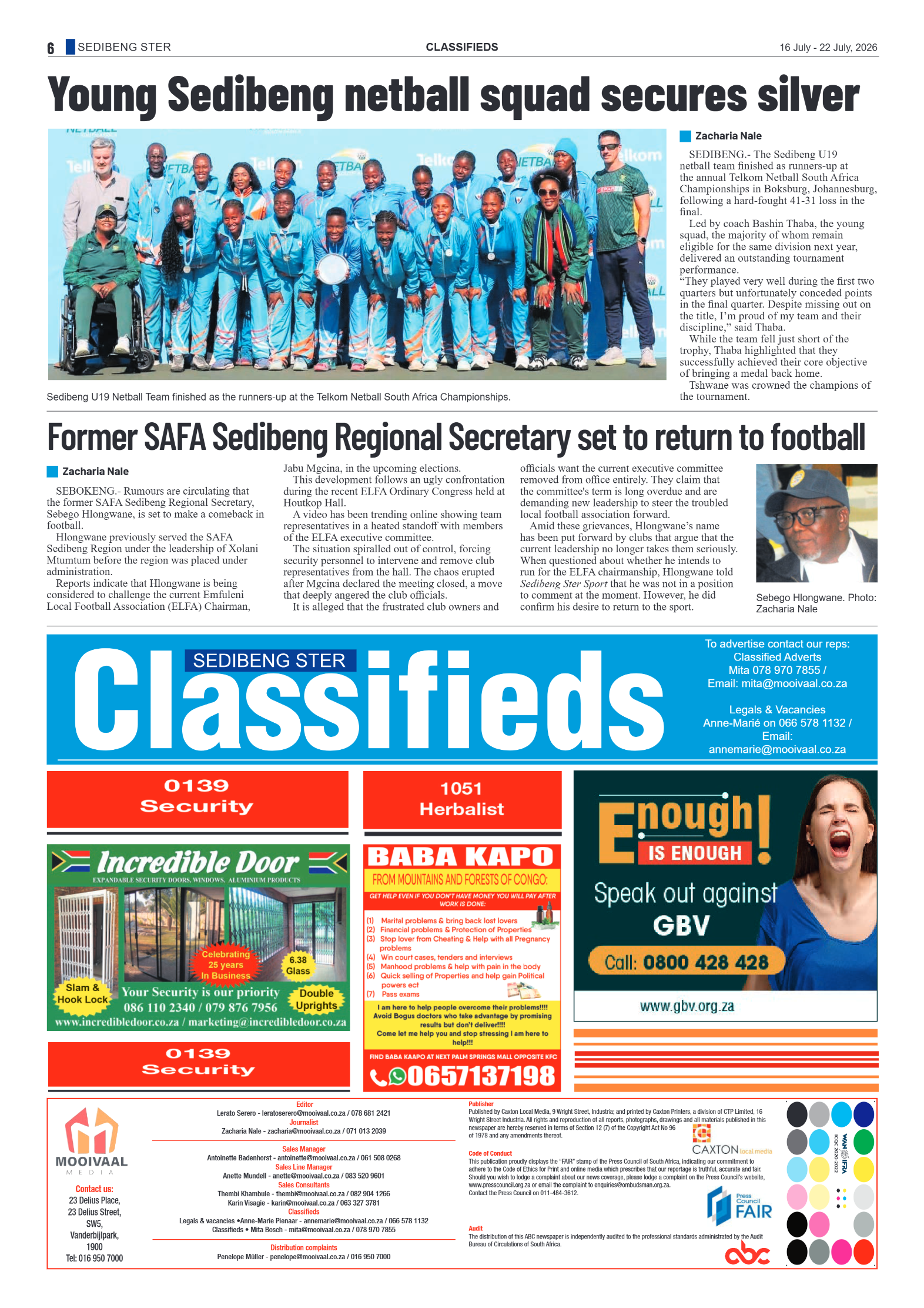 Sedibeng Ster – 16 July 2026 page 6