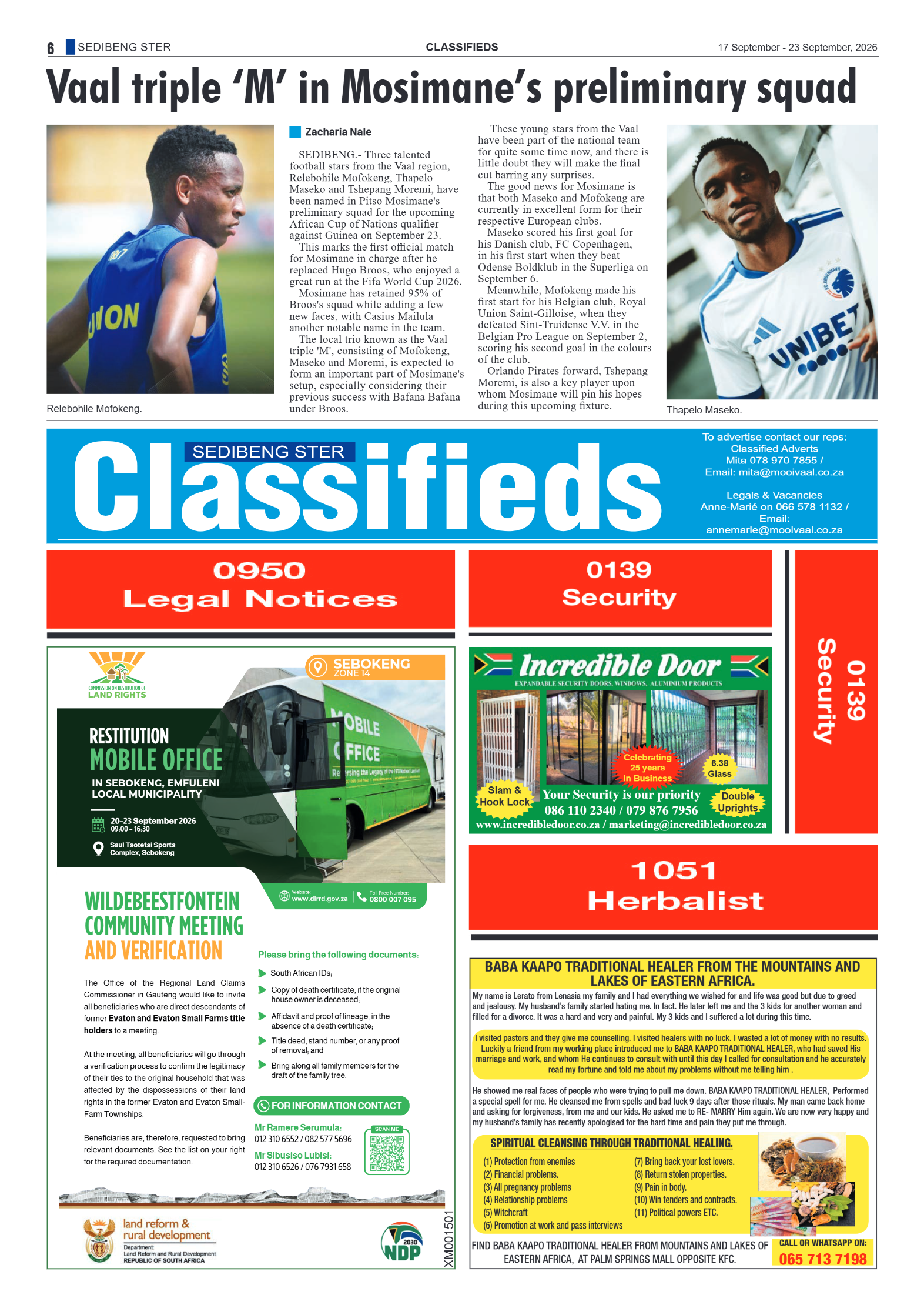 Sedibeng Ster – 17 September 2026 page 6