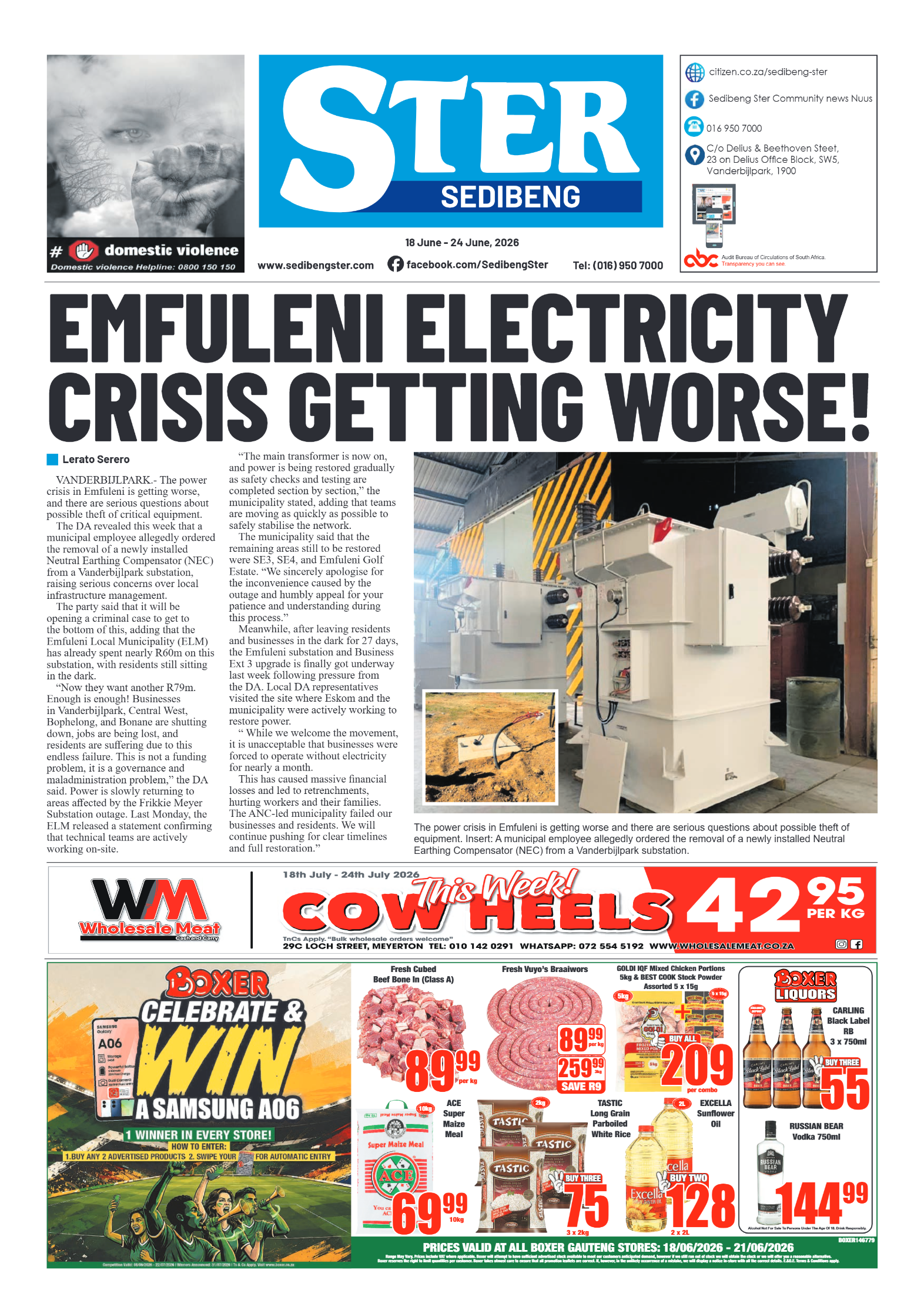 Sedibeng Ster – 18 June 2026 page 1