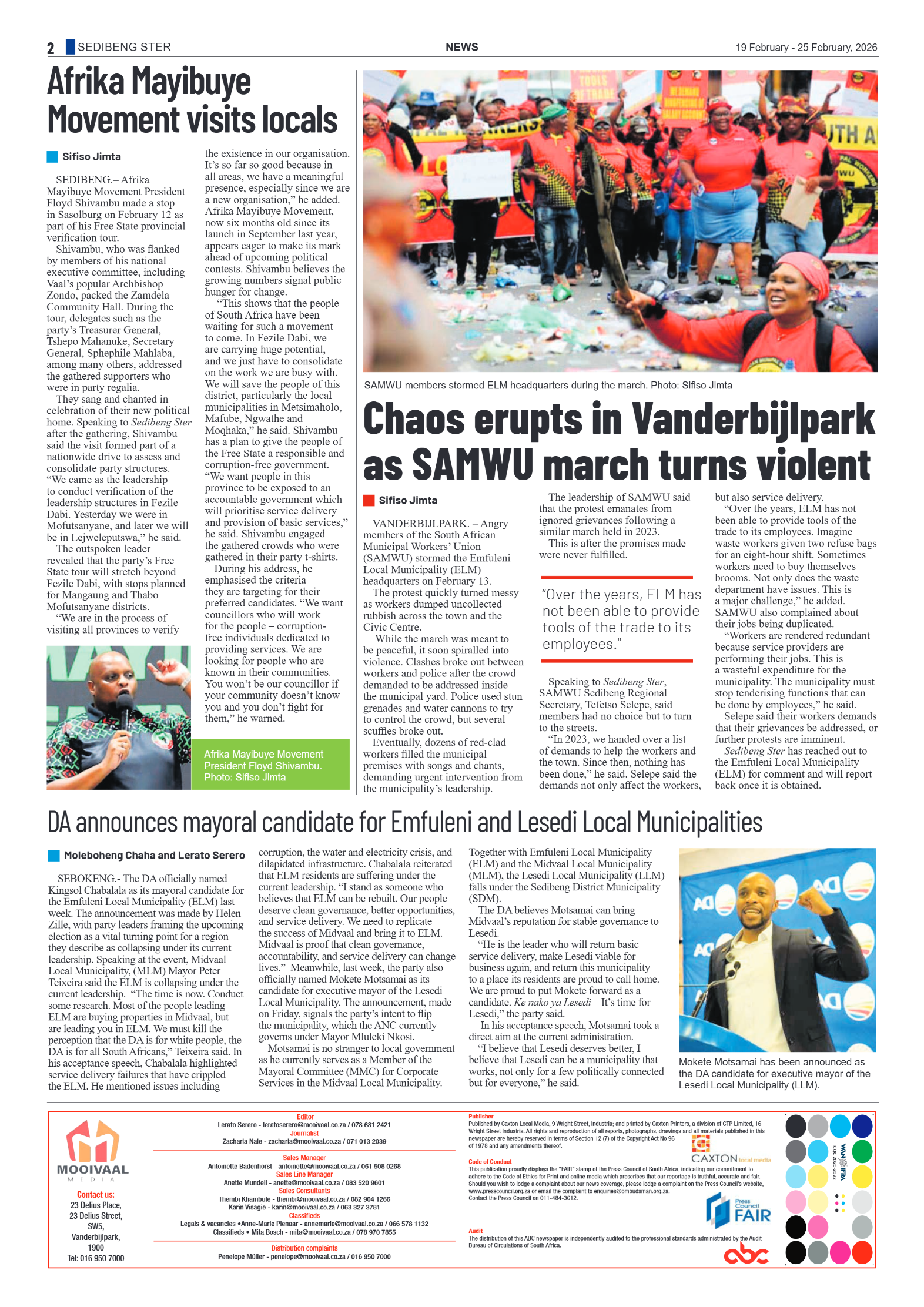 Sedibeng Ster – 19 February 2026 page 2