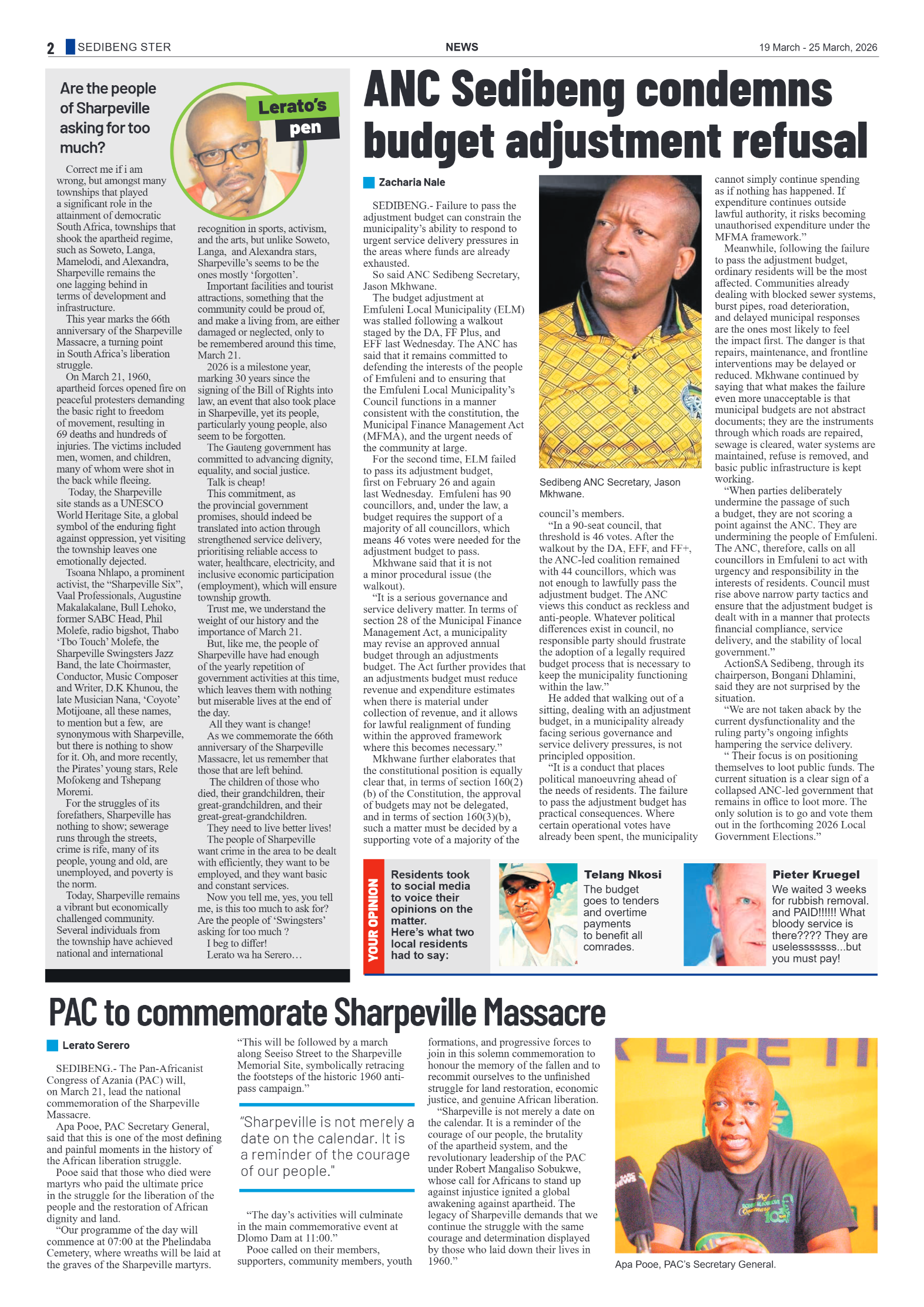 Sedibeng Ster – 19 March 2026 page 2