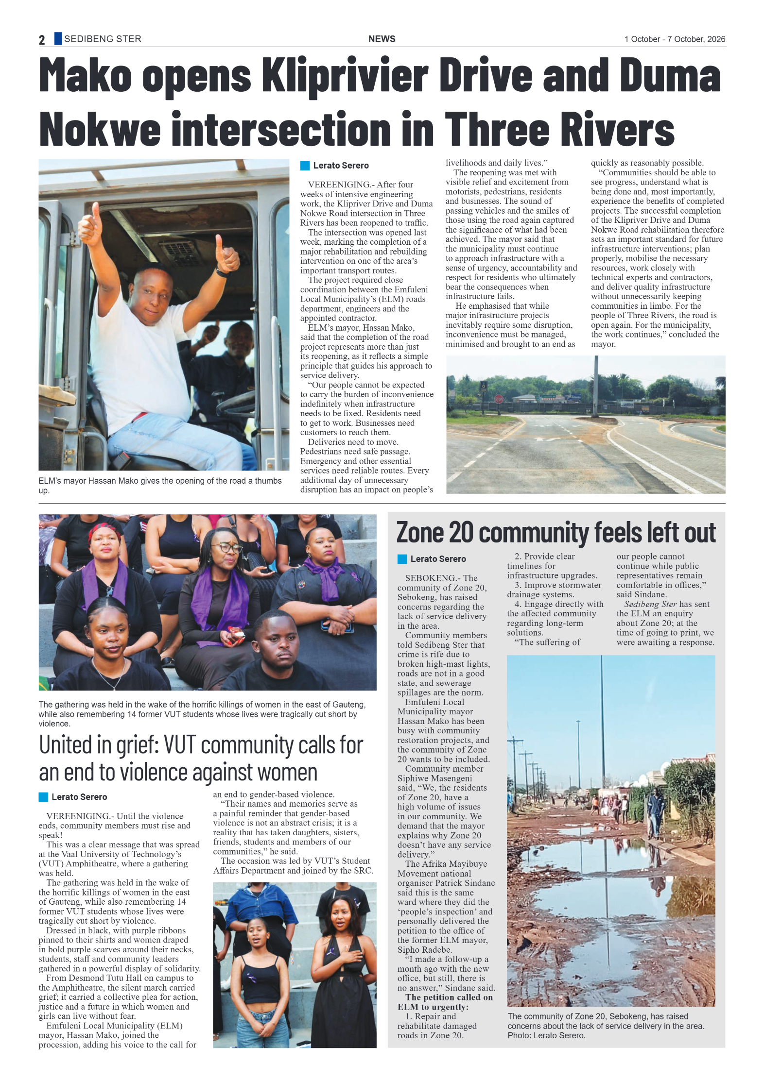 Sedibeng Ster – 1 October 2026 page 2
