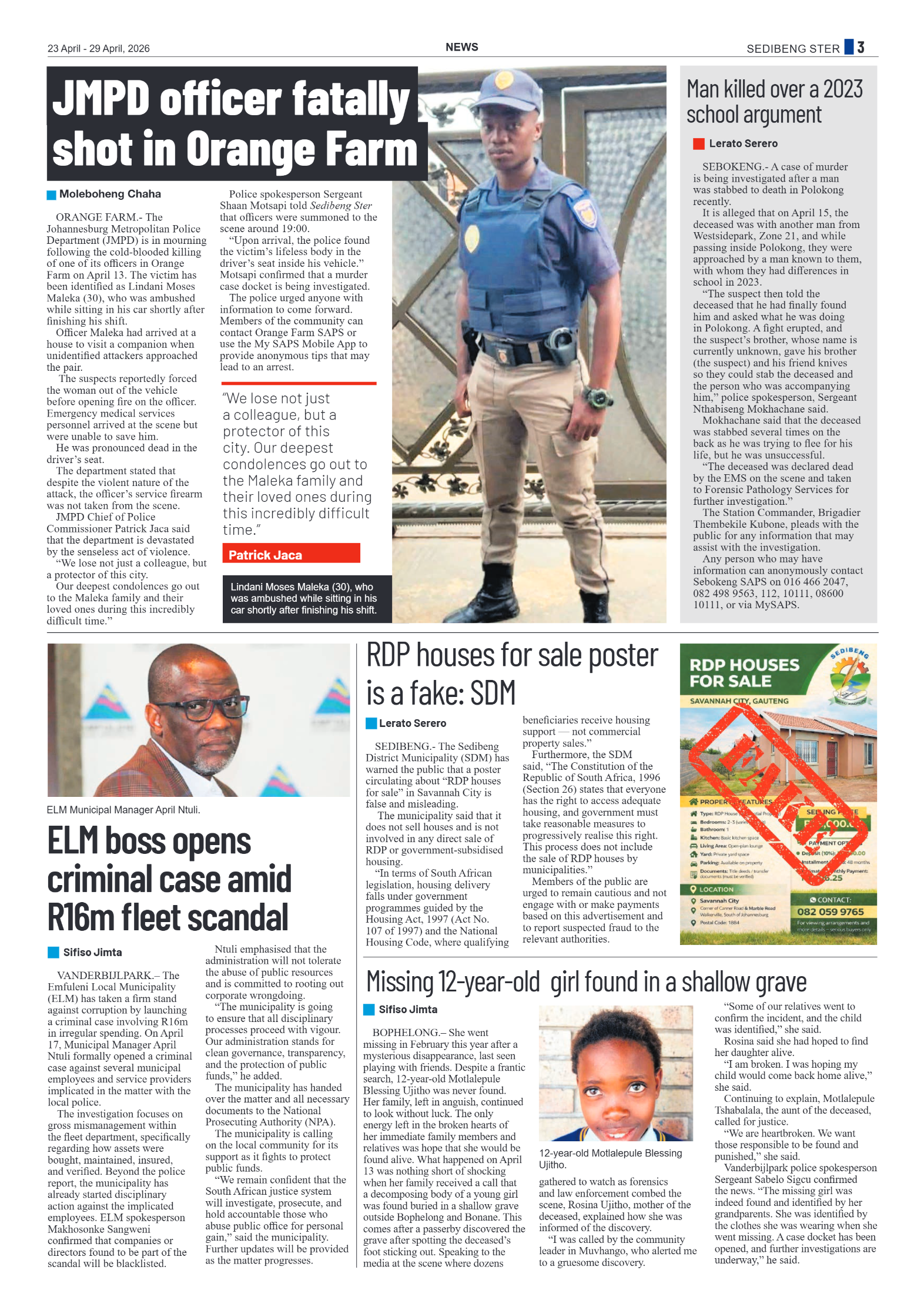 Sedibeng Ster – 23 April 2026 page 3
