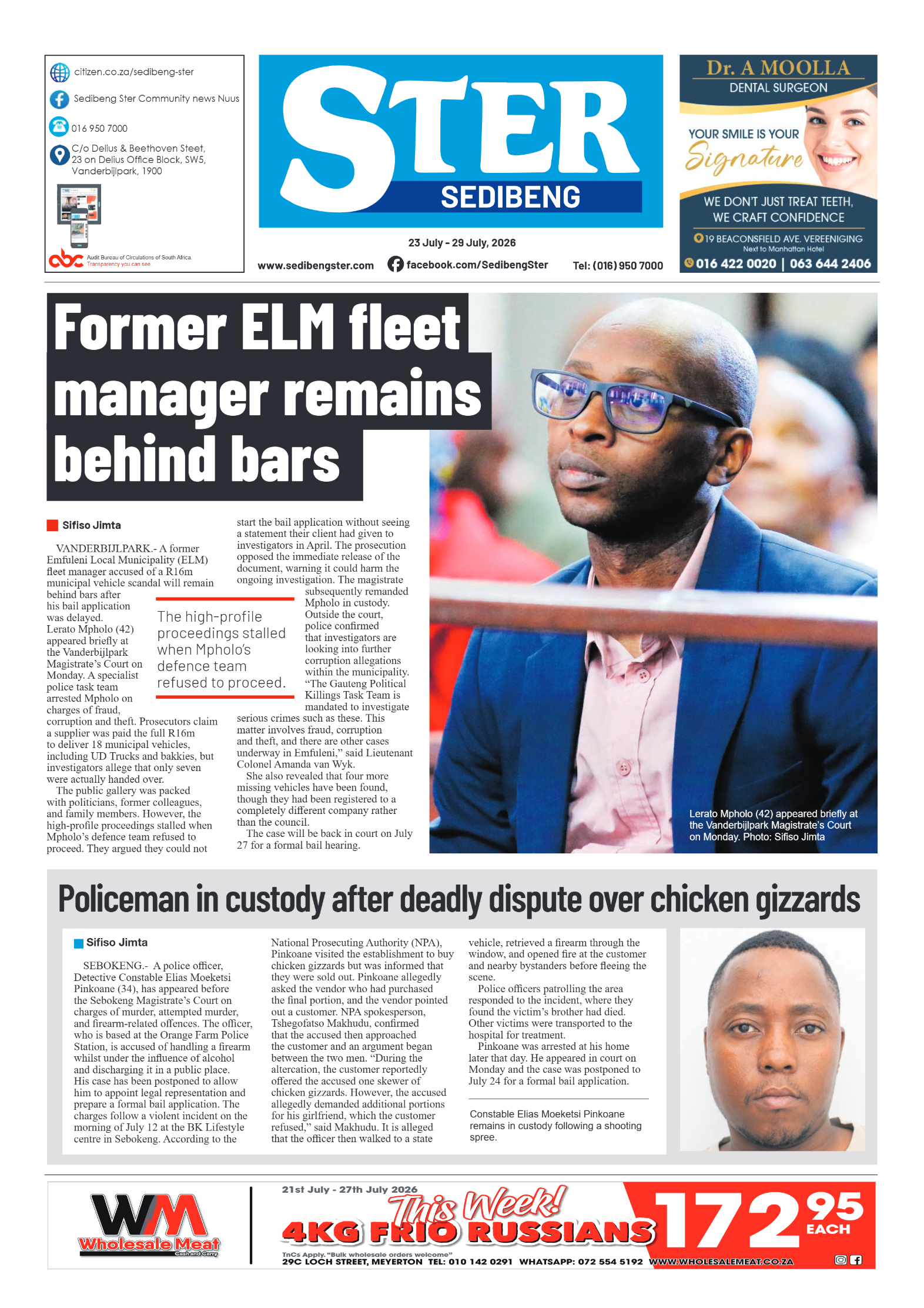 Sedibeng Ster – 23 July 2026 page 1