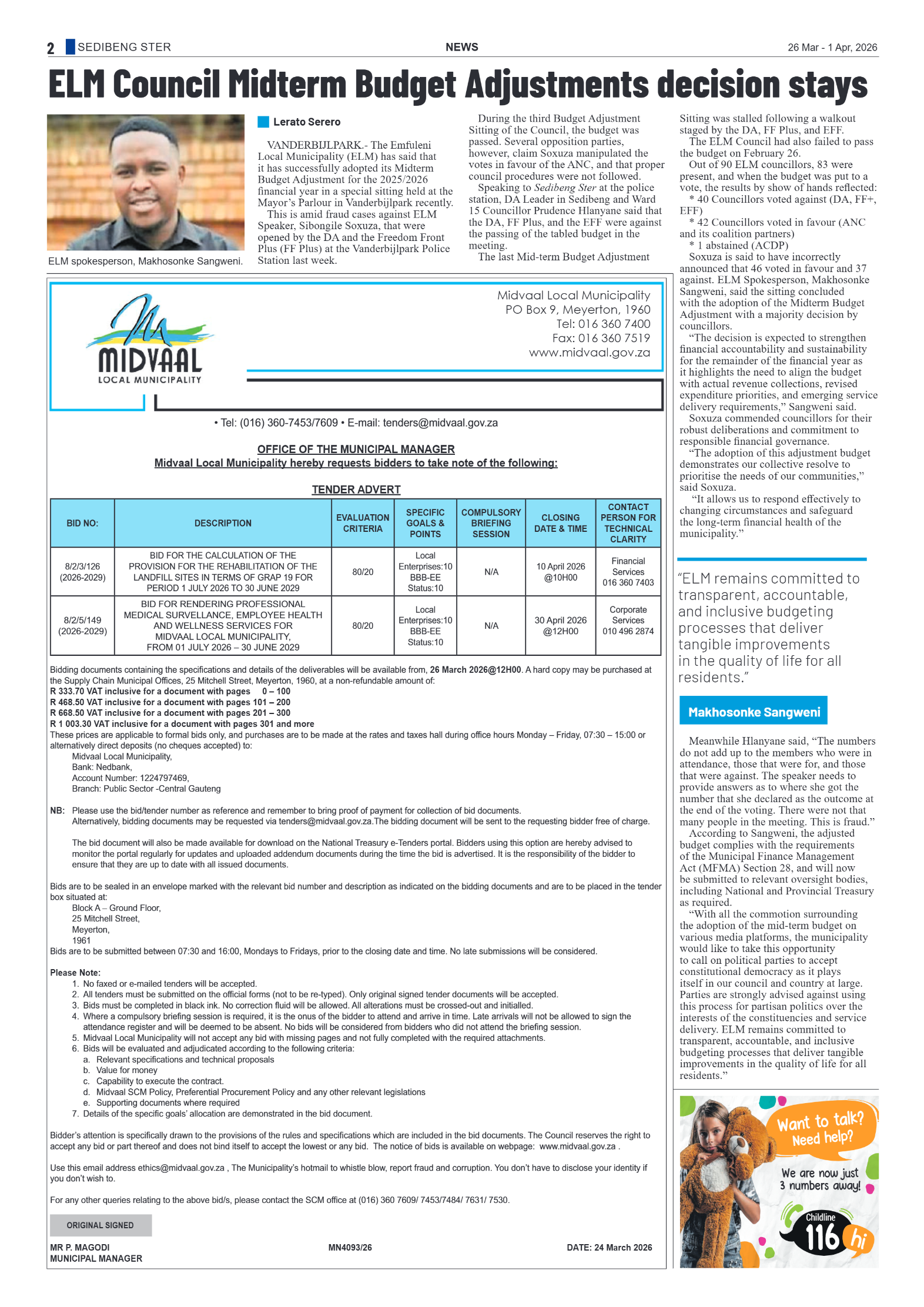 Sedibeng Ster – 26 March 2026 page 2