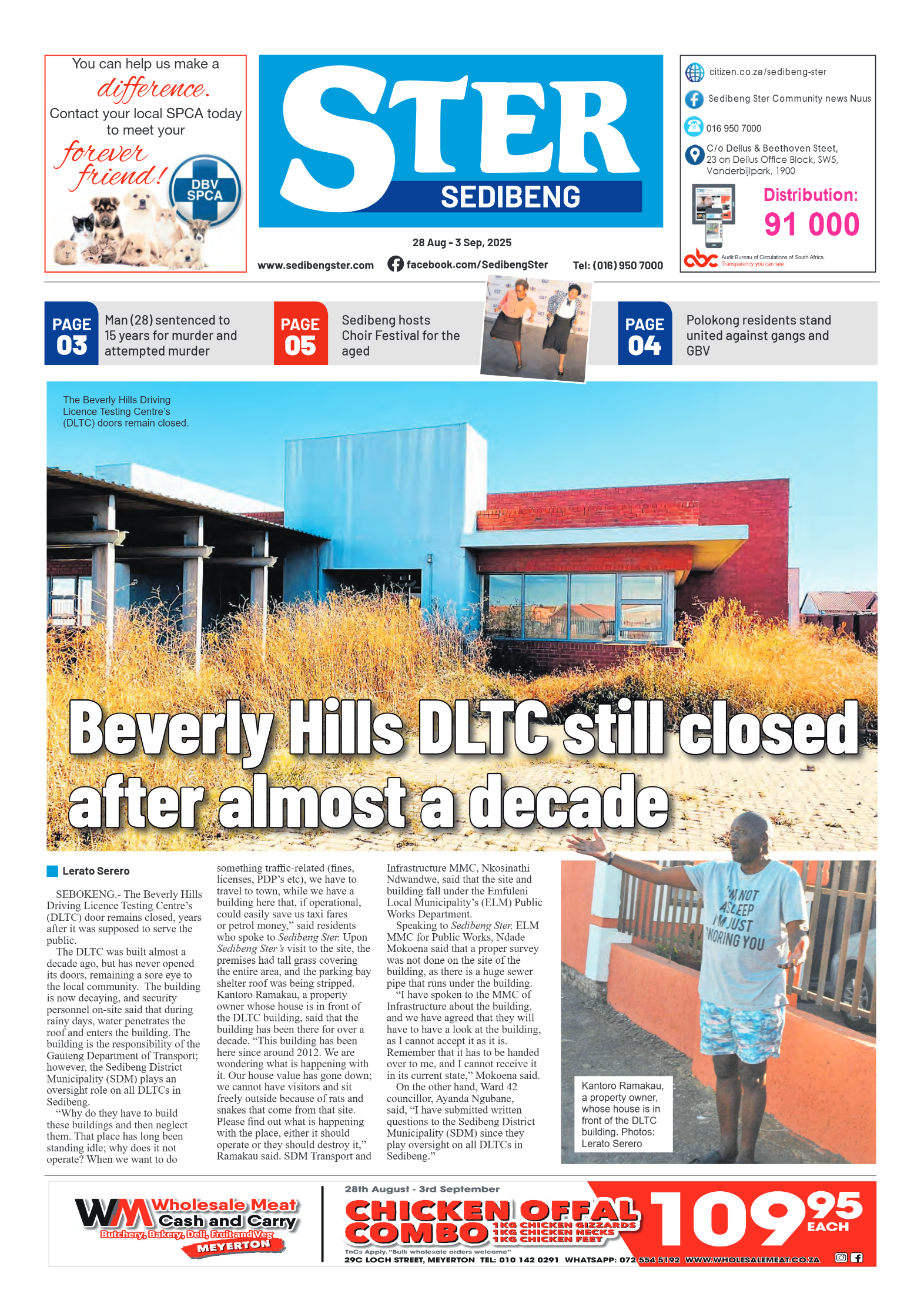 Sedibeng Ster 28 Aug – 3 Sep, 2025 page 1